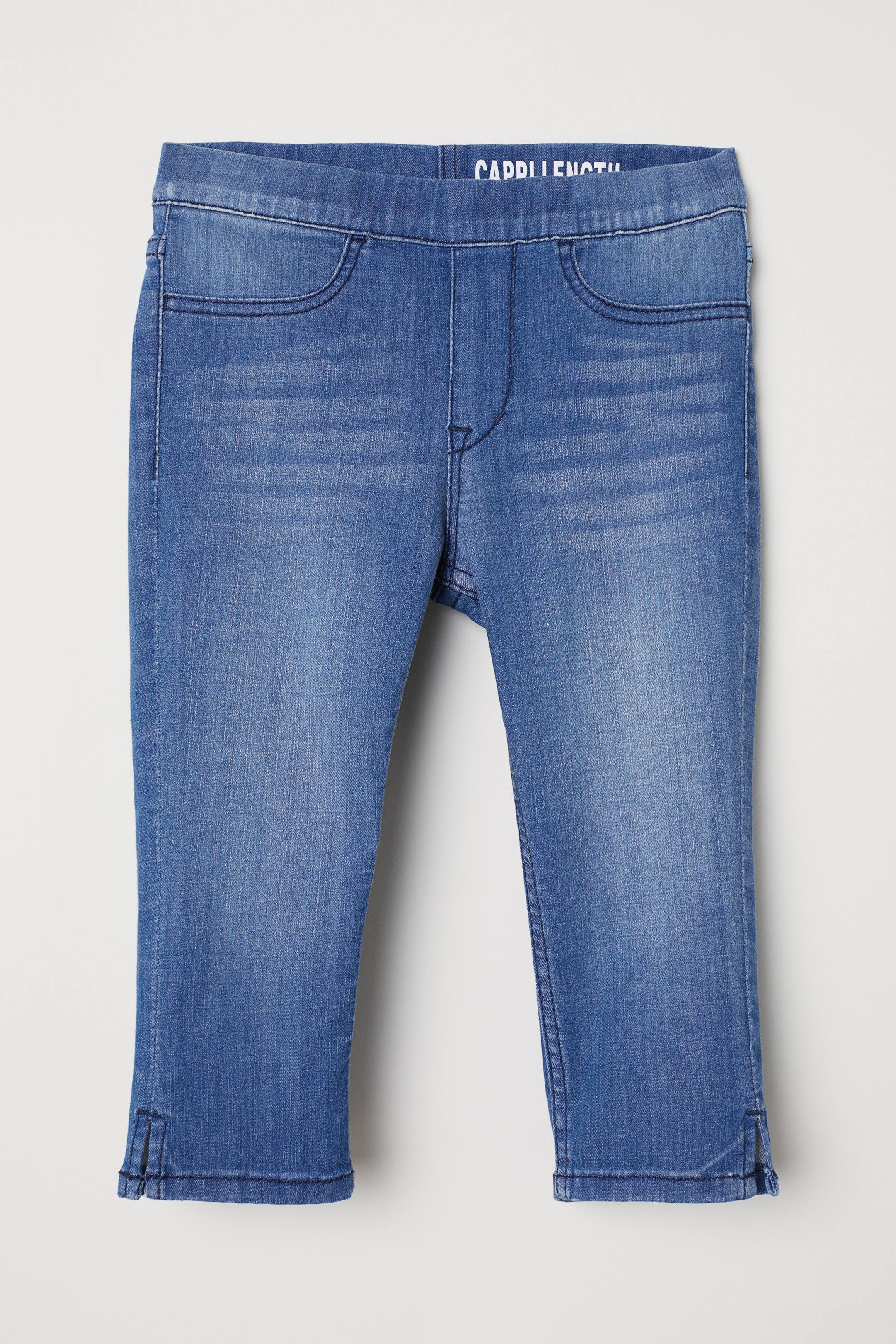Capri denim leggings