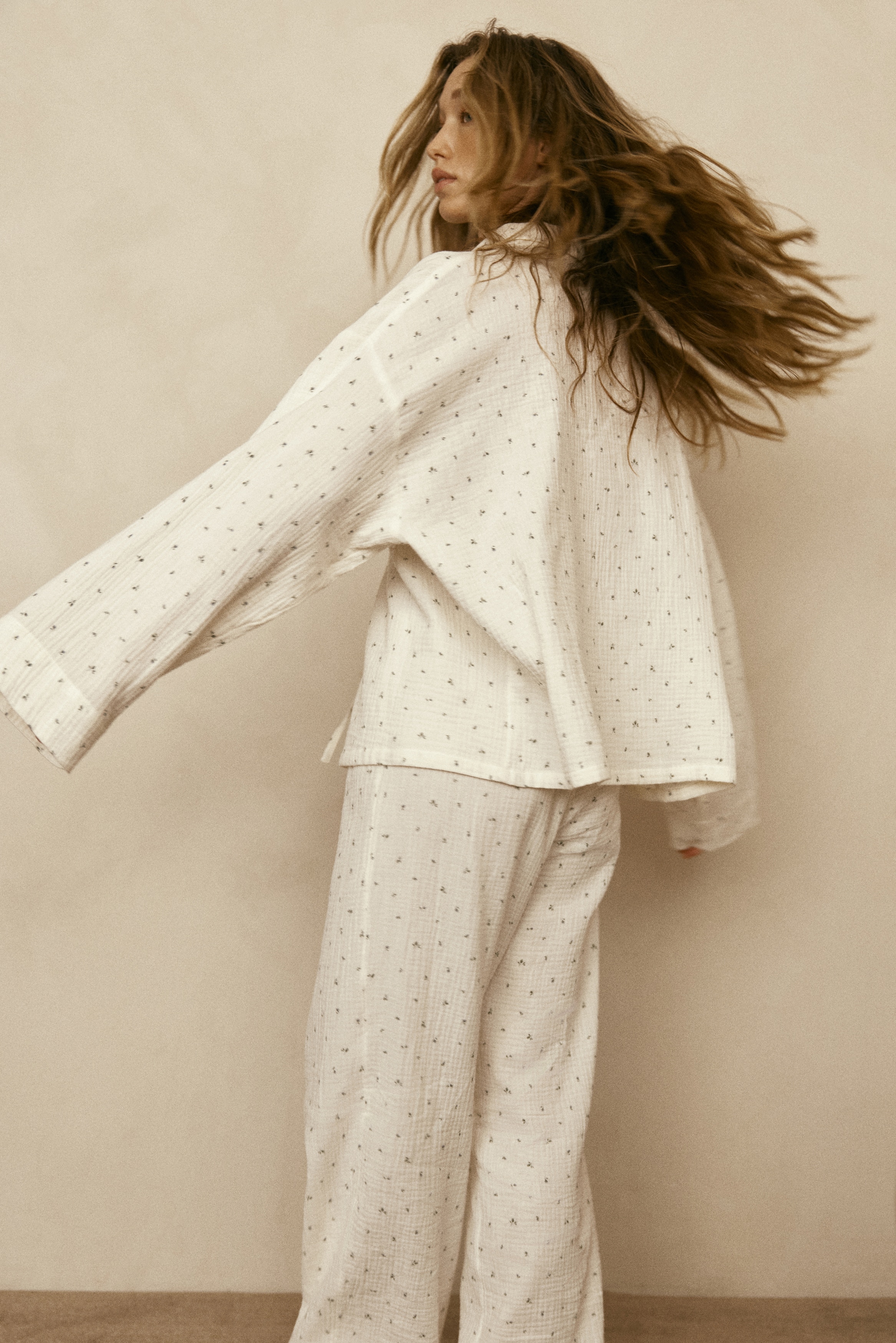 Cotton muslin pyjamas