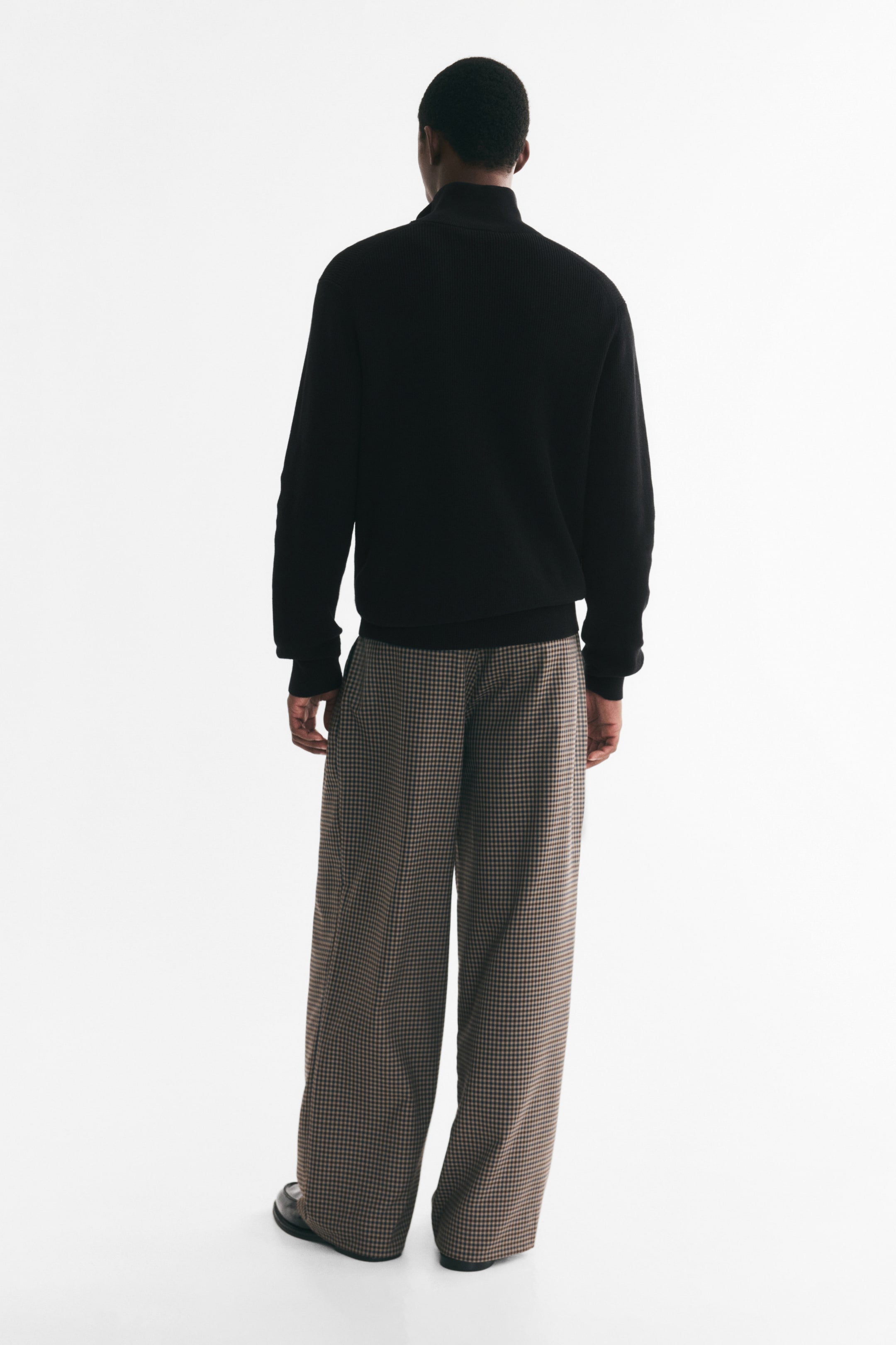 Regular-Fit Half-Zip Sweater