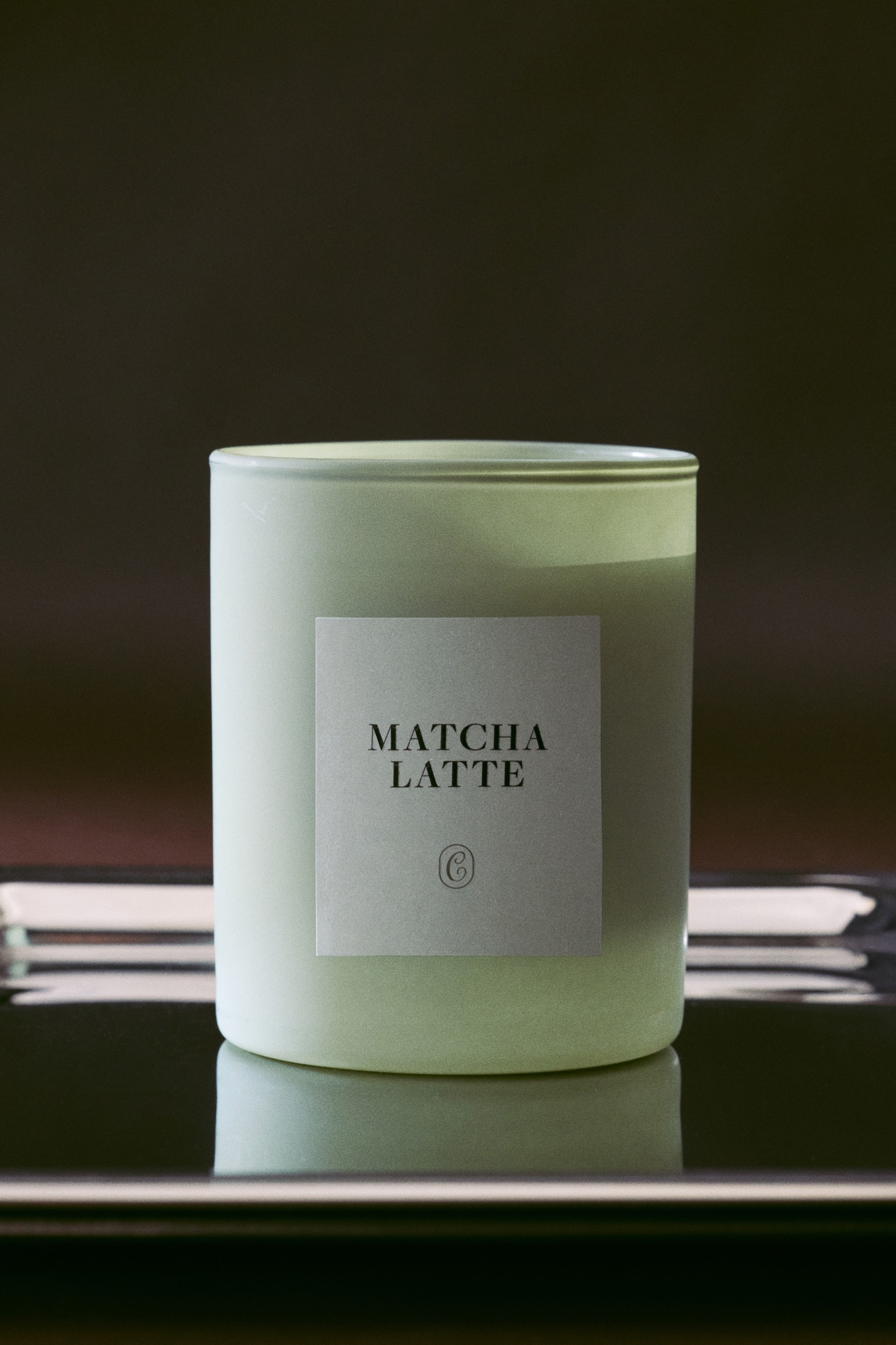 Scented candle in glass holder - Matcha Latte/Pumpkin Spice/Warm Espresso/Ginger Bread/Candy Cane - 1