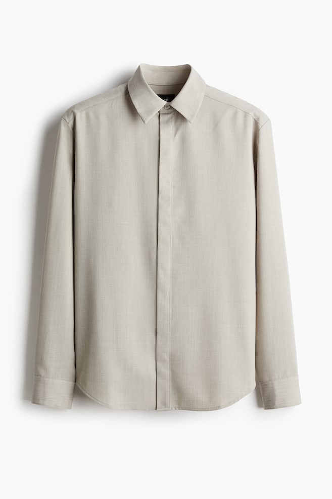 Regular-Fit Shirt - Taupe - 1
