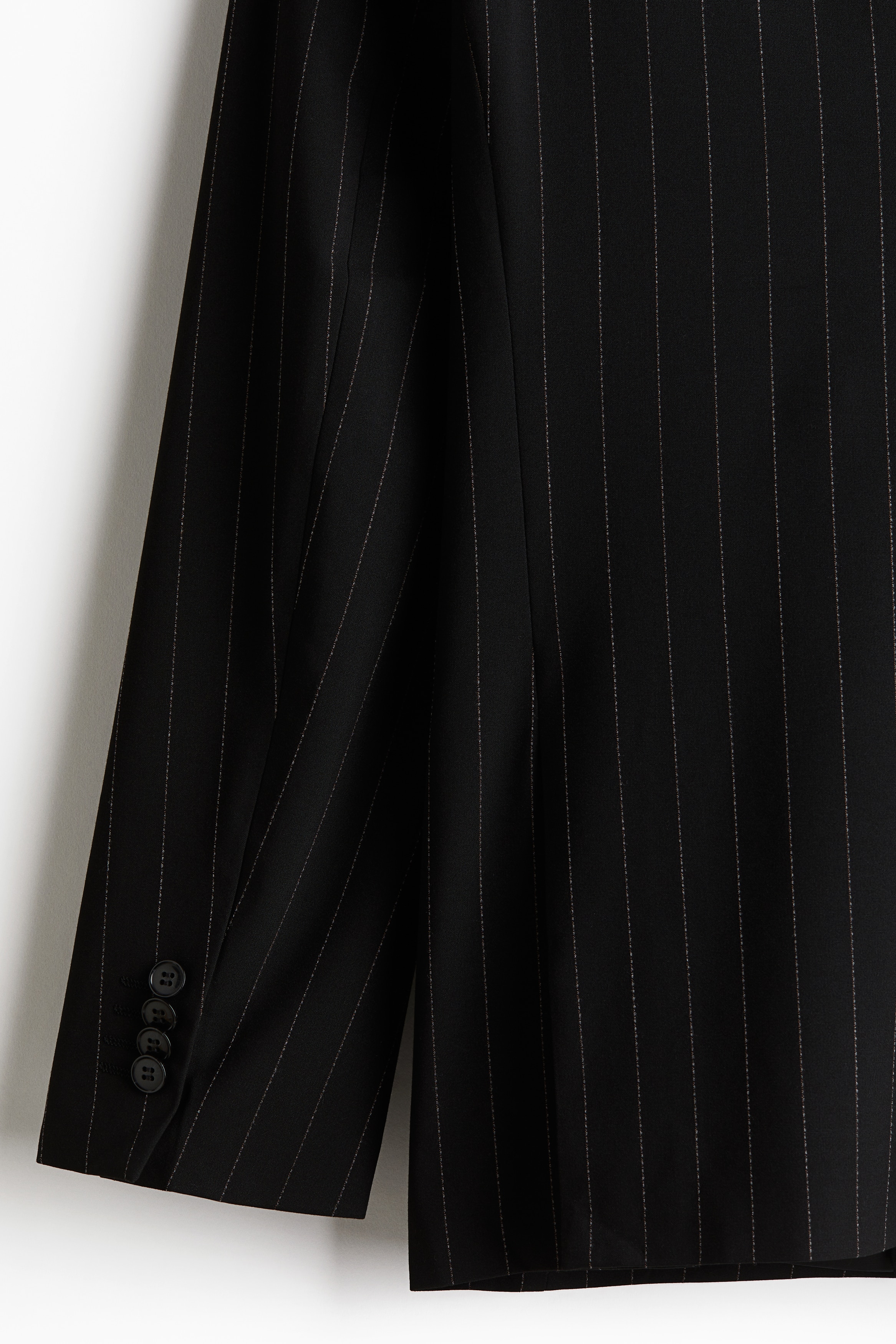 レギュラーフィット ダブルブレストジャケット - ブラック - Men