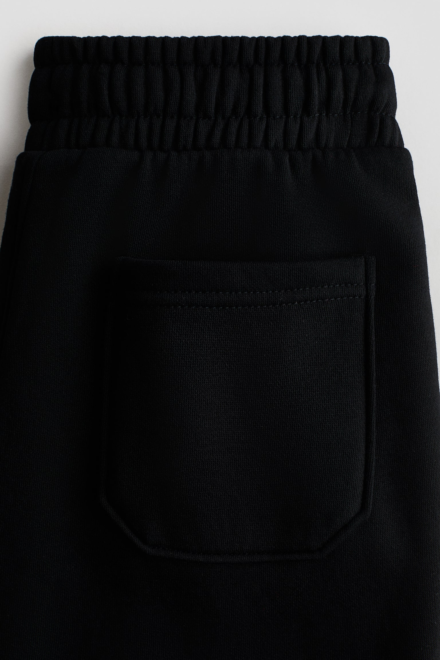 Brushed-inside joggers - Black/Light grey marl - 3