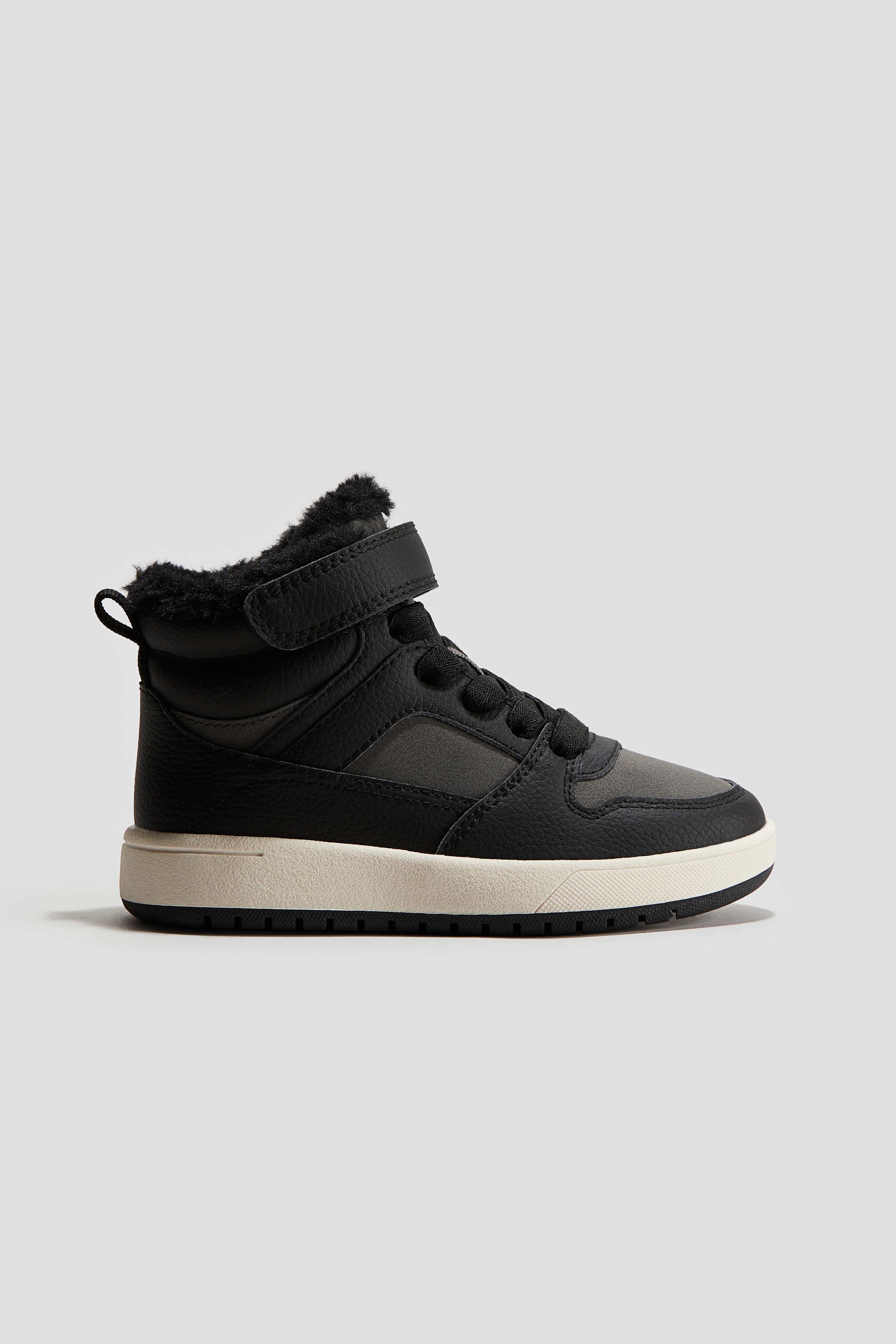 Boys - Black Warm-lined trainers - Size: 8  - H&M