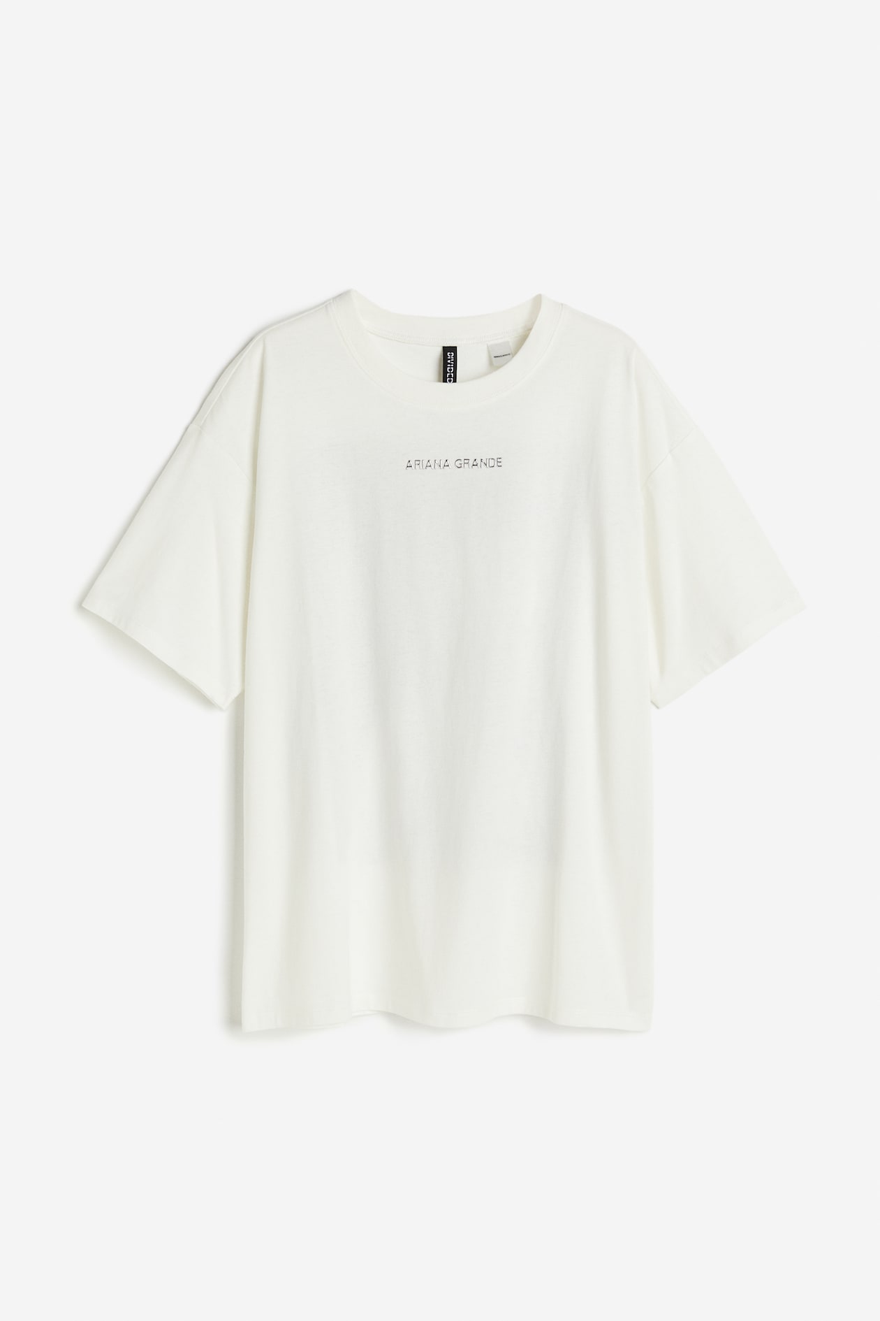 Boxy-style printed T-shirt Cream/Ariana Grande Ladies H&M IN