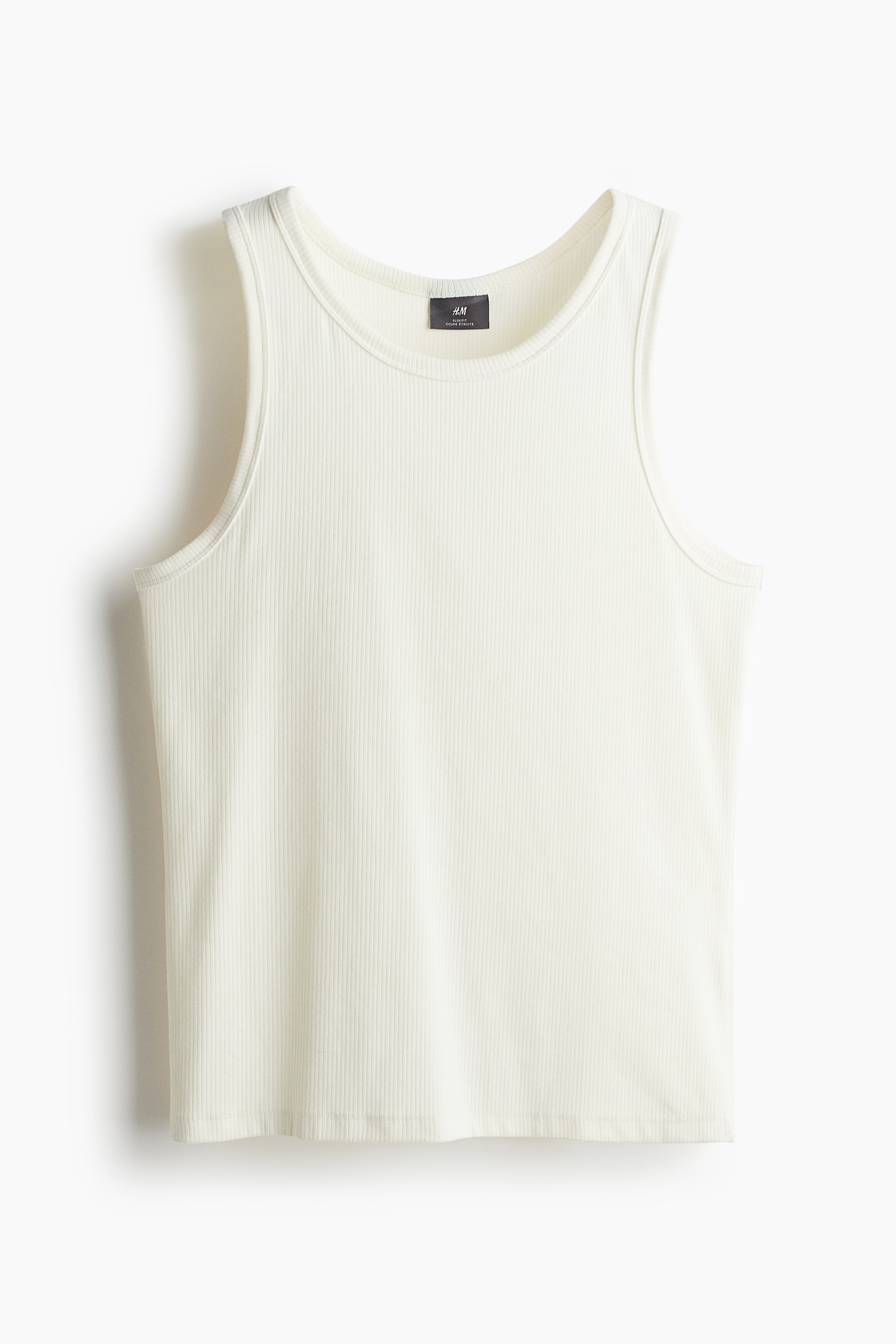 Slim Fit Ribbed Tank Top from H&M - $9.99