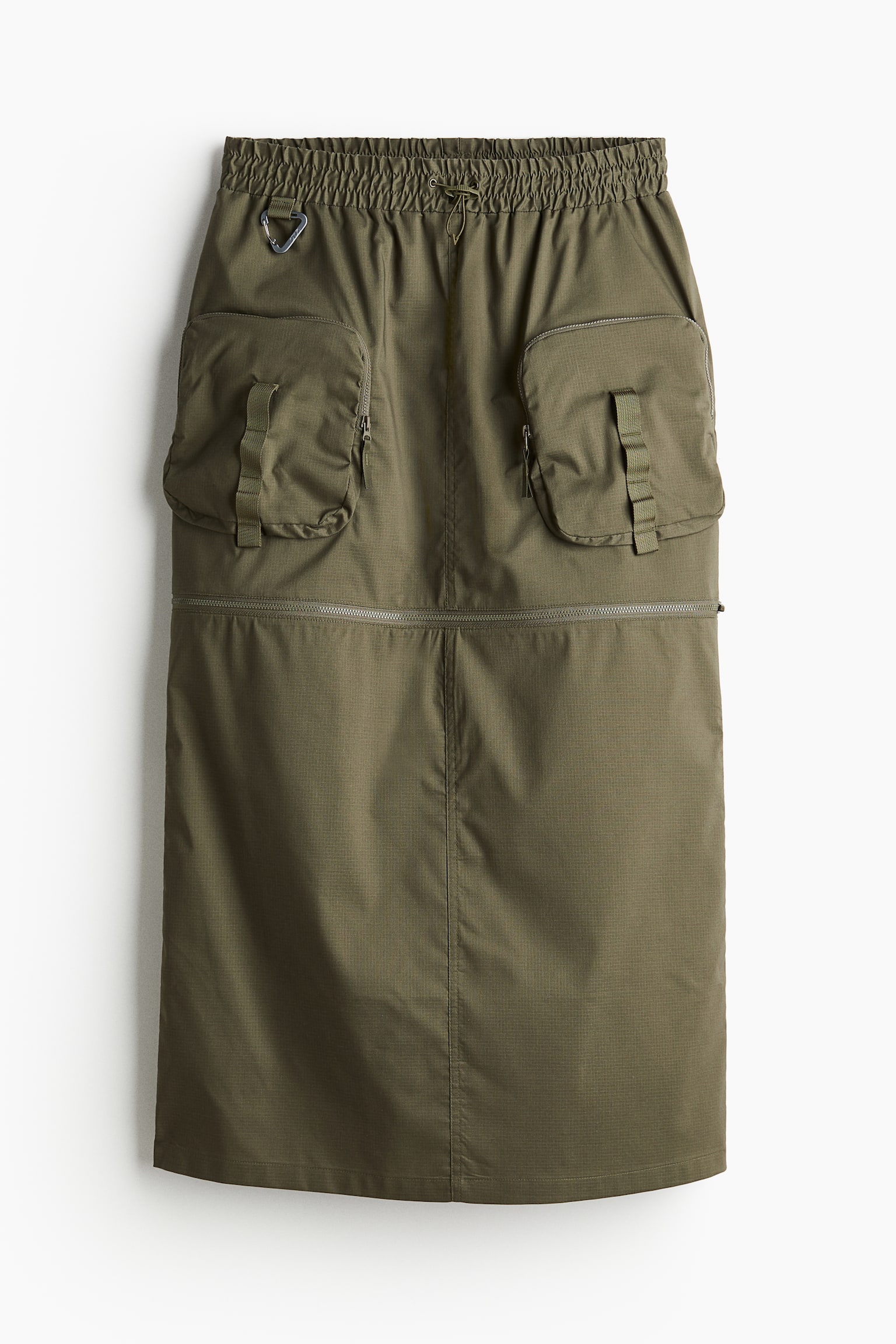 Water Repellent Zip Off Hiking Skirt - Khaki green - 2