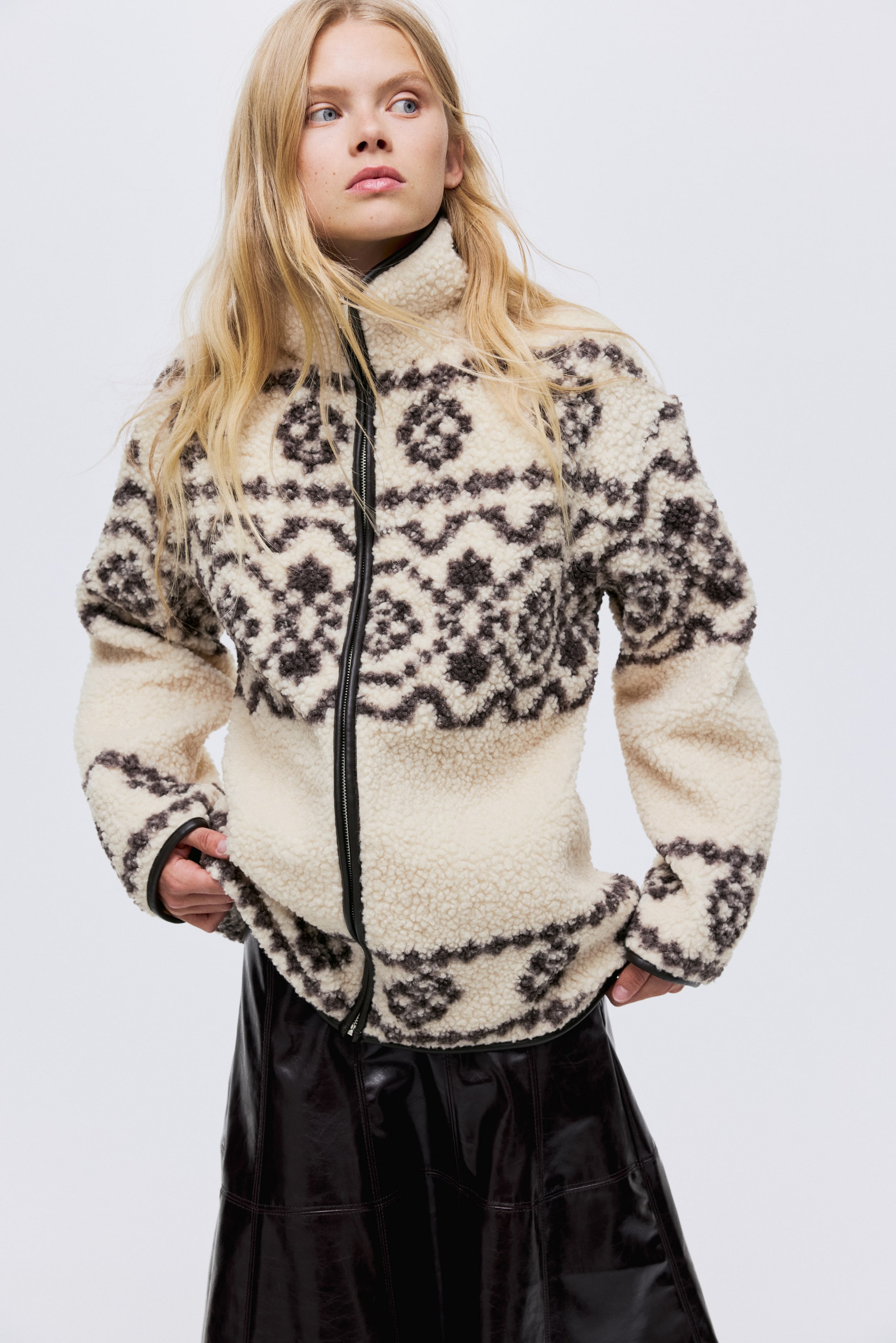 Agrandir l'image: Veste en tissu Teddy bear - Beige clair/motif | H&M CH 3