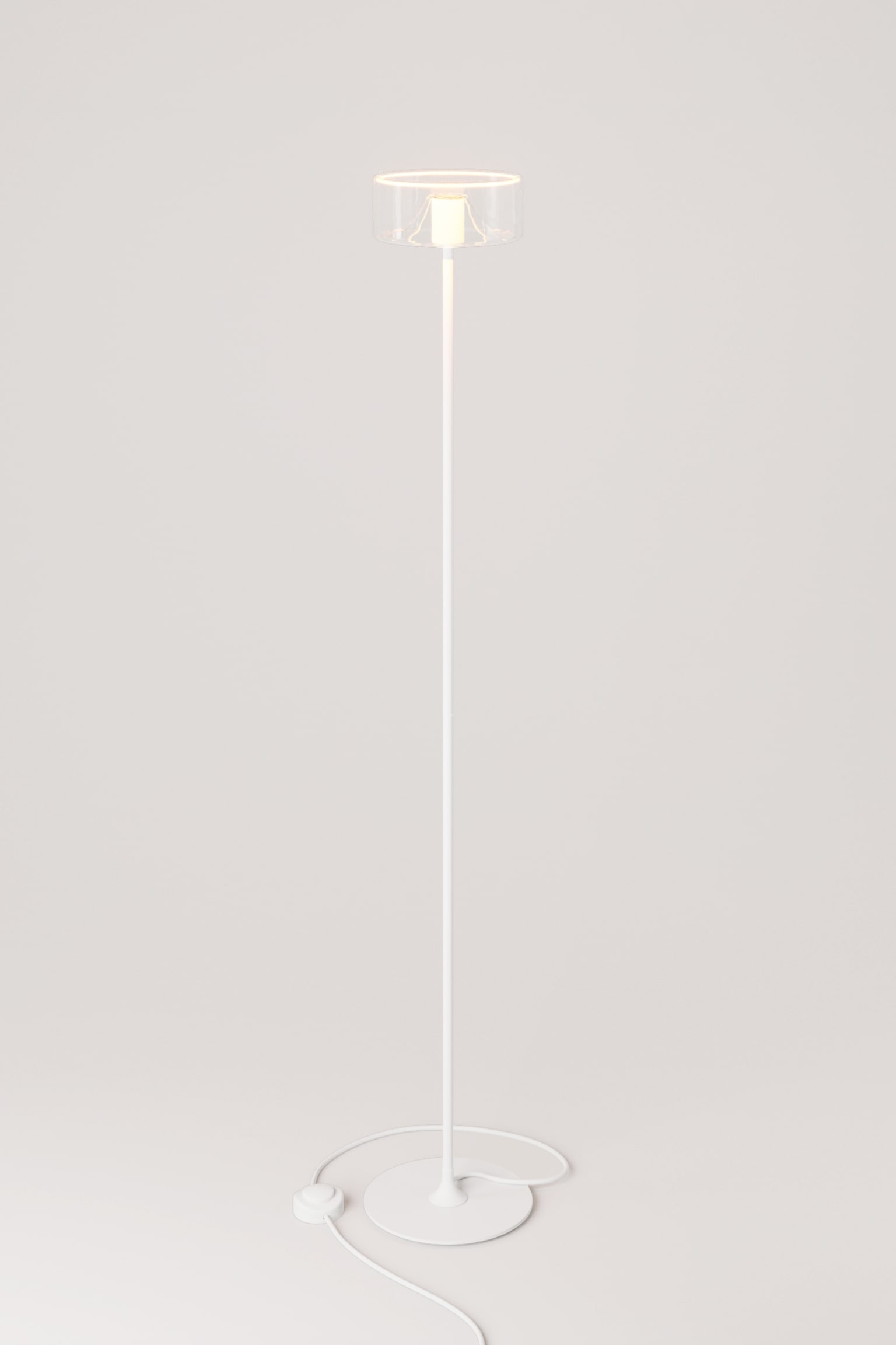 Magnetisk Golvlampa Ghost - Vit - 1