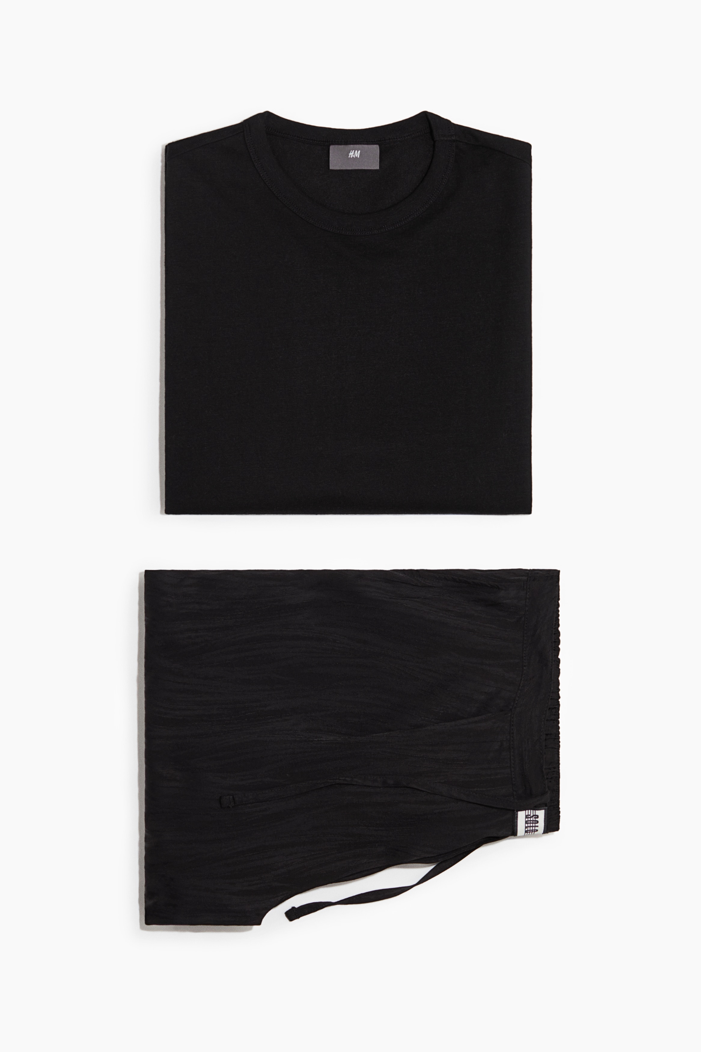 Pijama Relaxed Fit - Negro