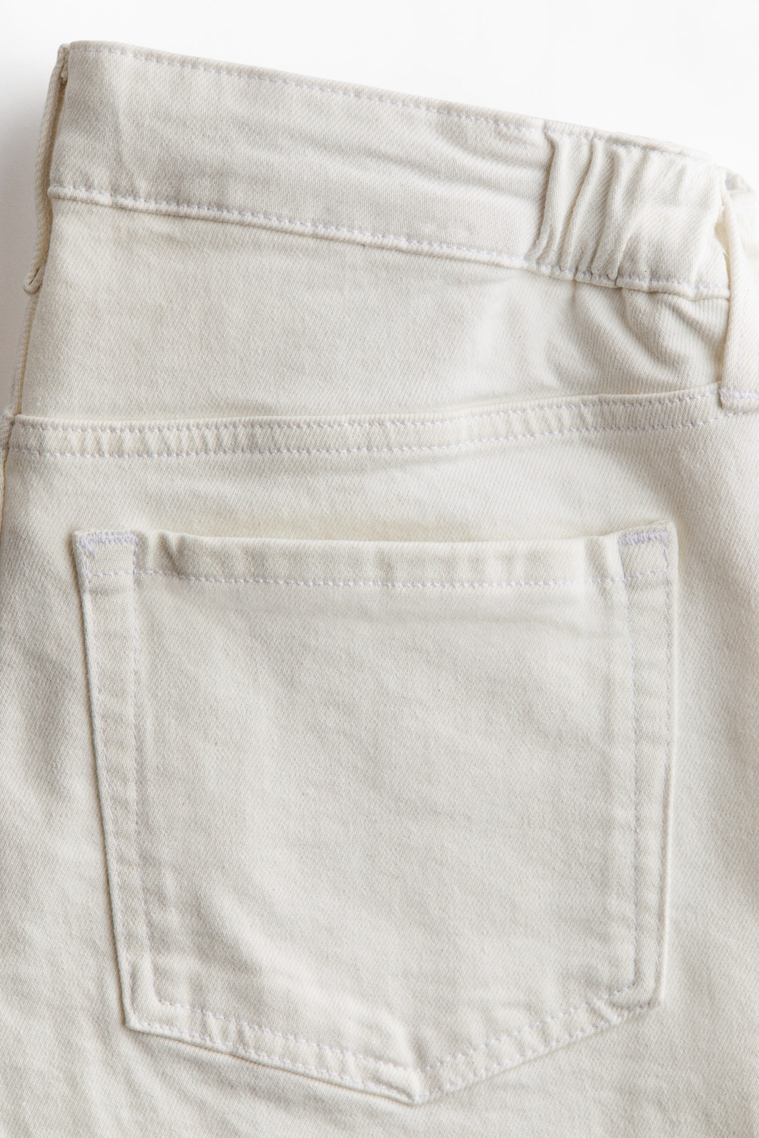 MAMA Wide Low Waist Ankle Jeans - White/Light denim blue/Denim blue/Dark denim blue - 3