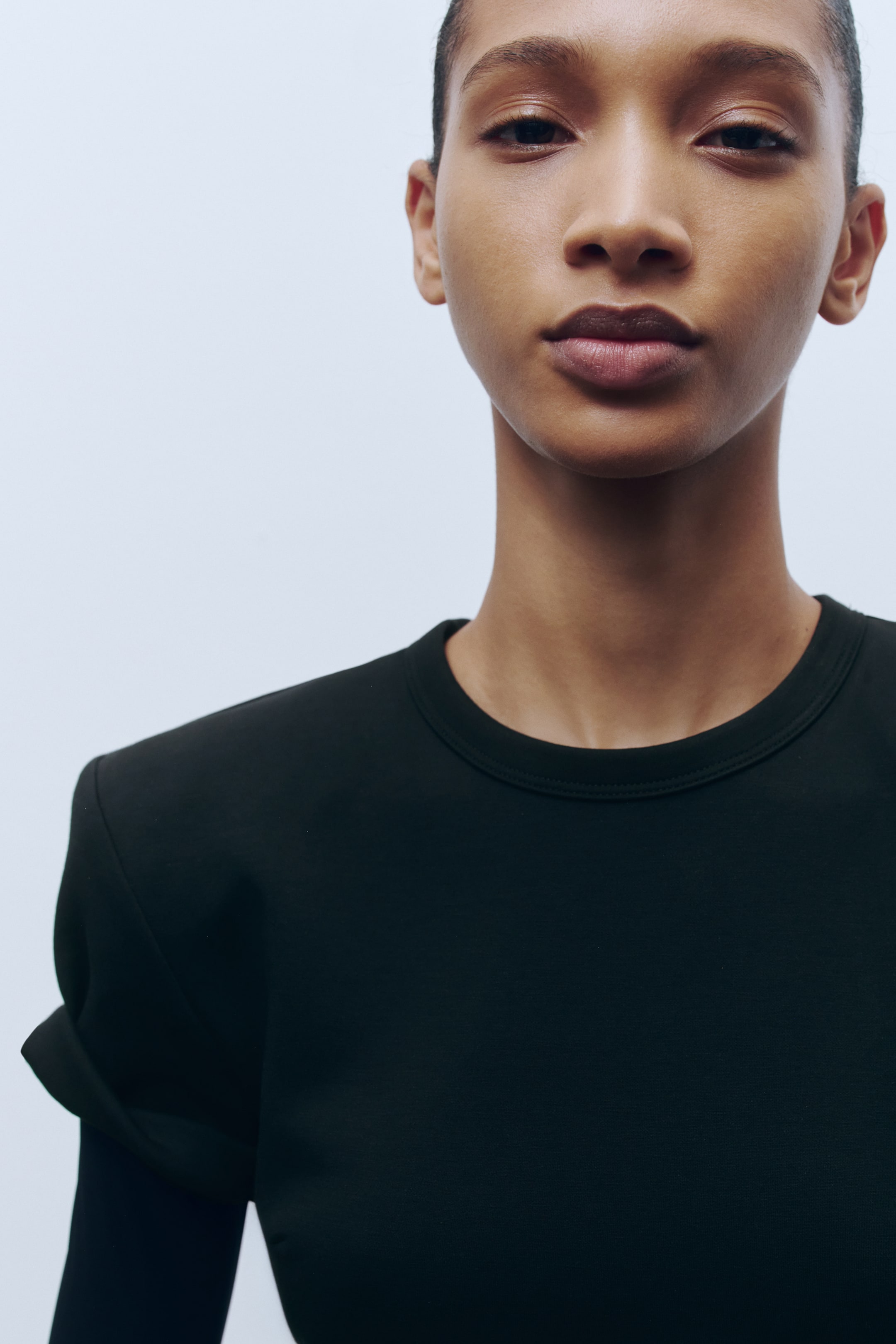 Shoulder-Pad Bodysuit