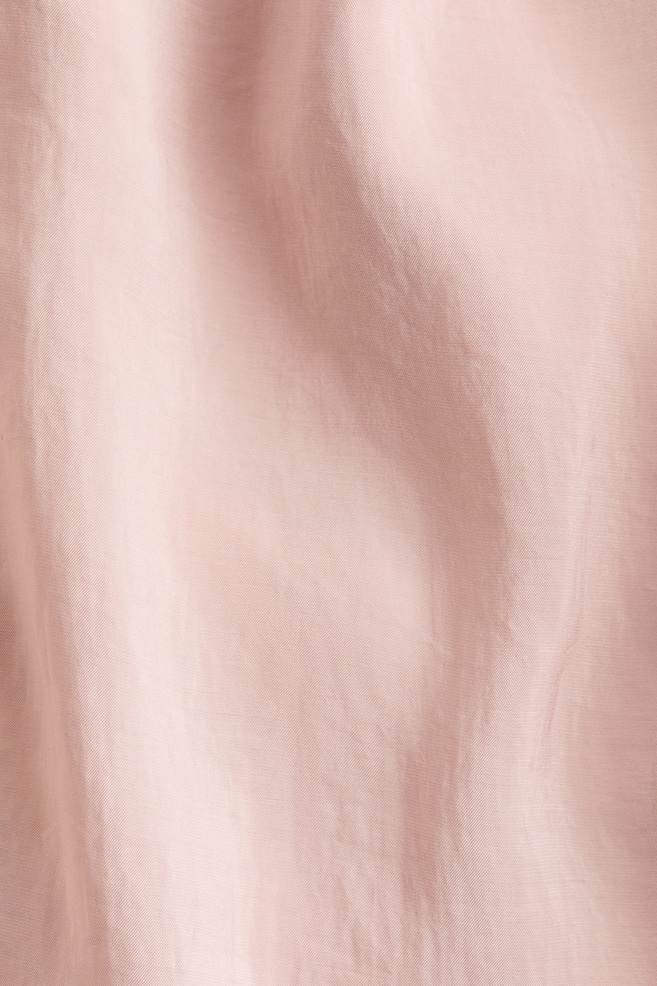 Jupe portefeuille drapée-Rose clair - 4