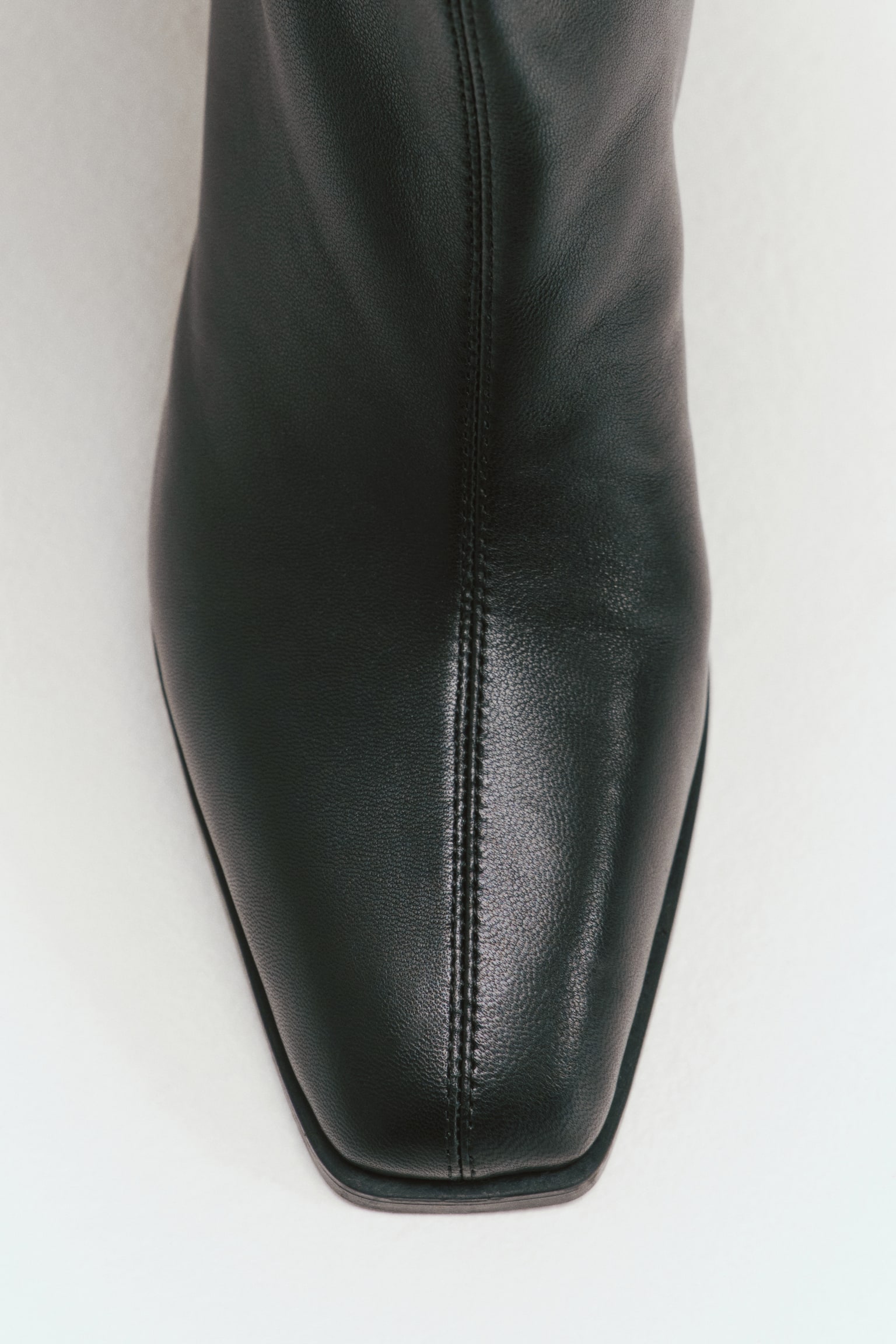 Женские ботинки H&M Leather Ankle, цвет: Чёрный — фото 3