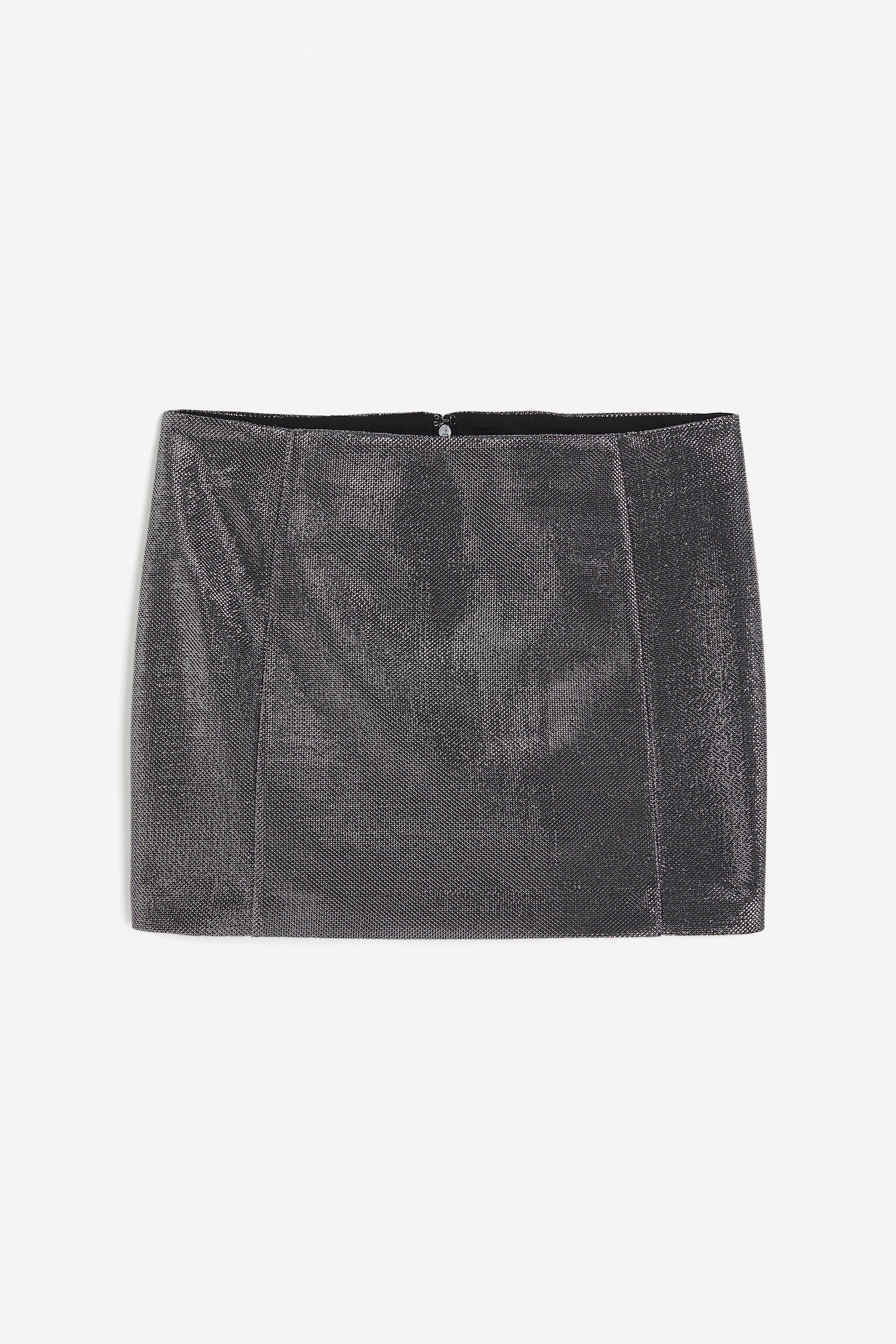 H&m silver skirt best sale