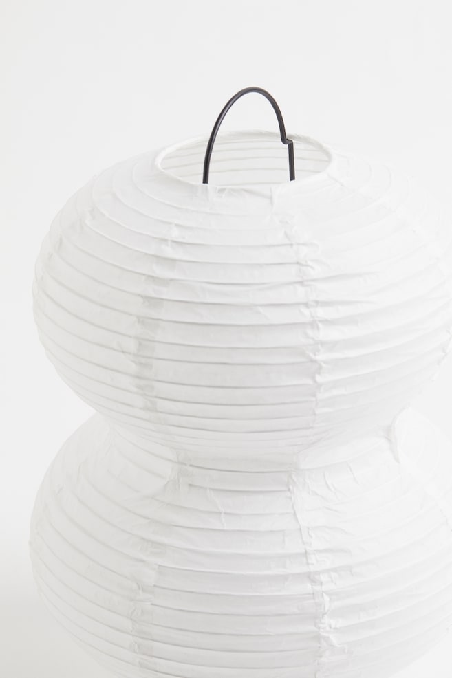 Lampe de table en papier de riz - Blanc - 4