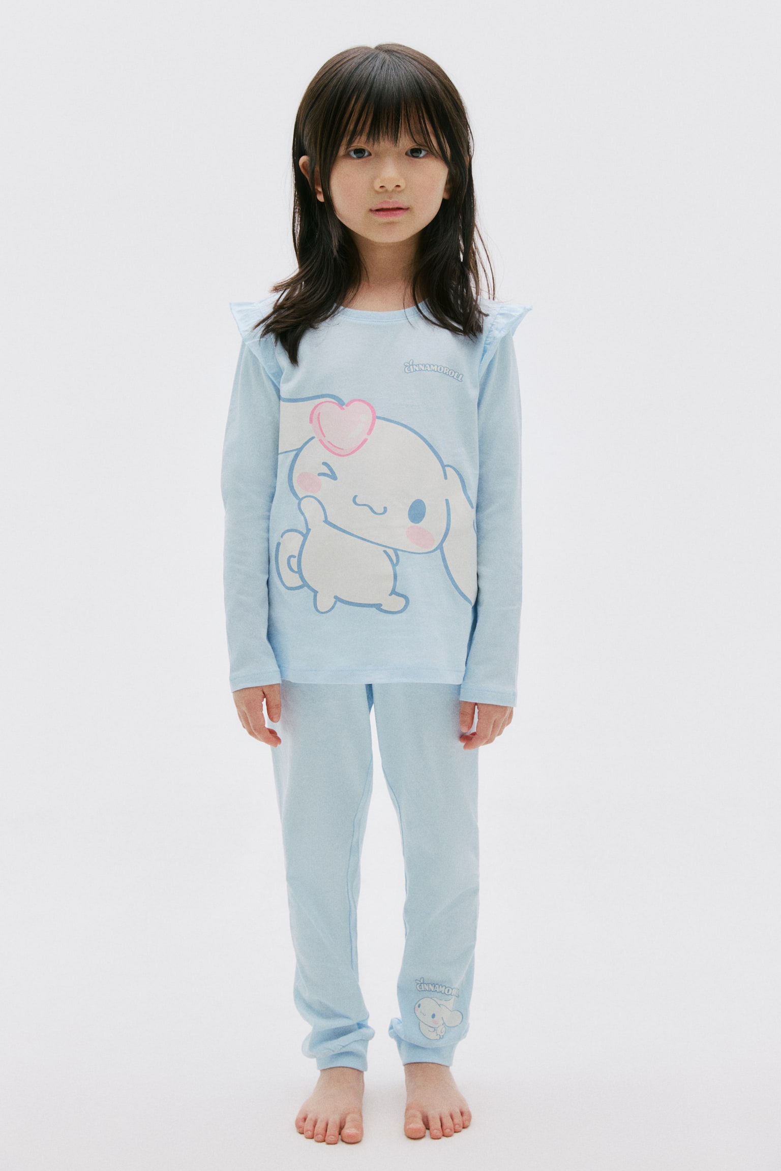 Cotton Pajamas with Printed Motif - Light blue/Cinnamoroll/Purple/Kuromi - 1