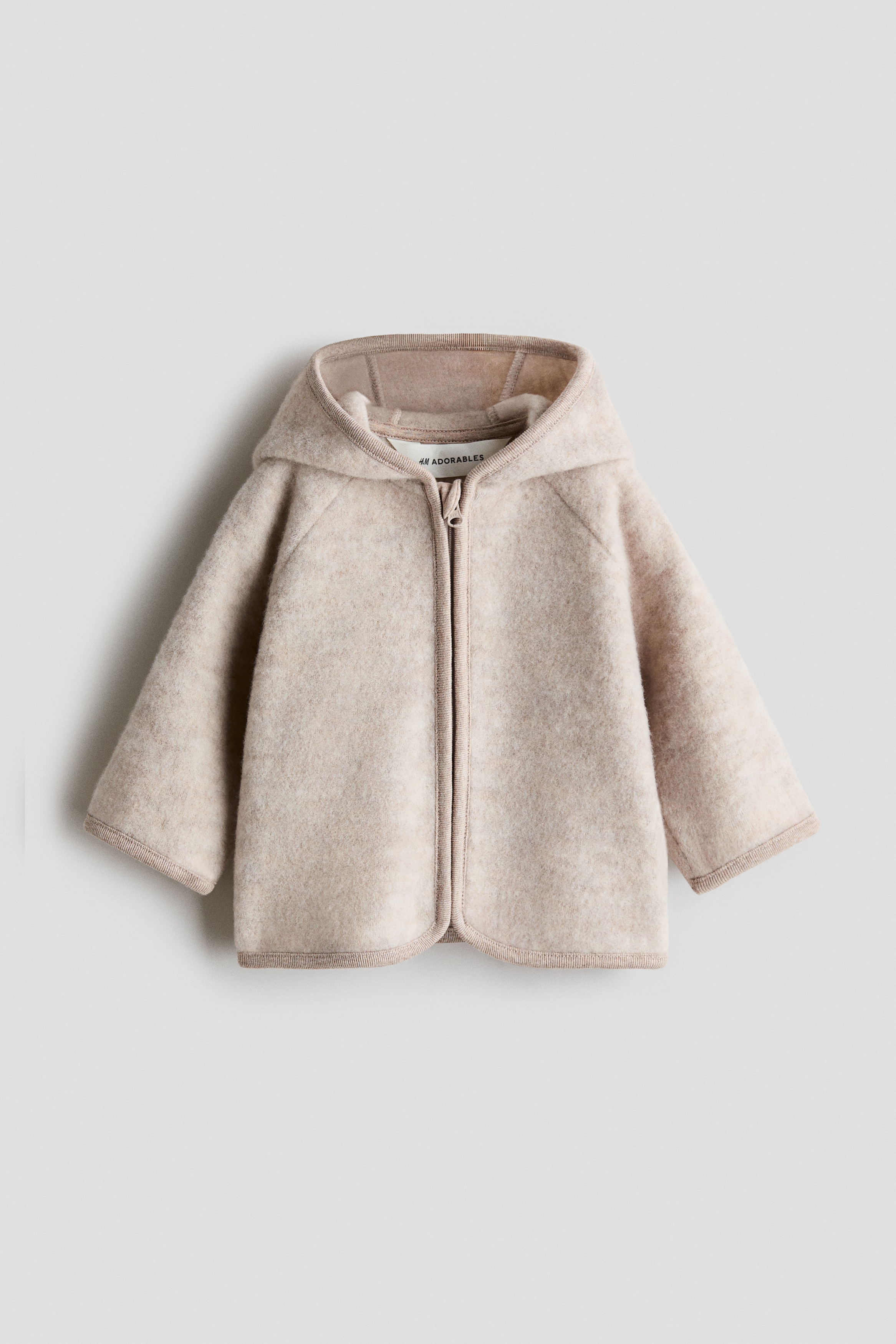 Gilet en polaire de laine mélangéeModèle