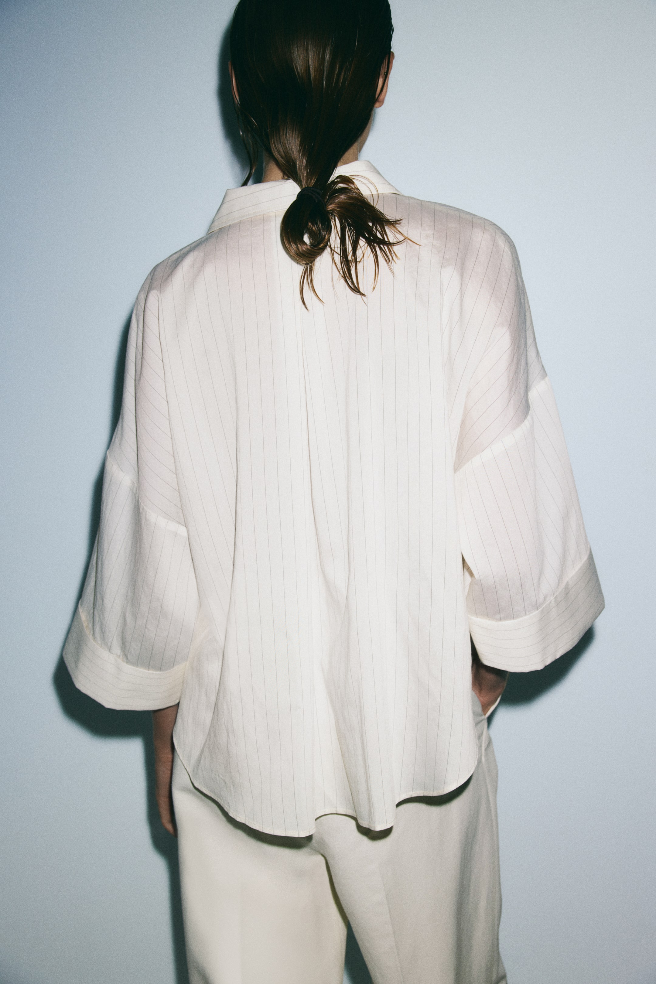 Oversized Viscose-Blend Shirt