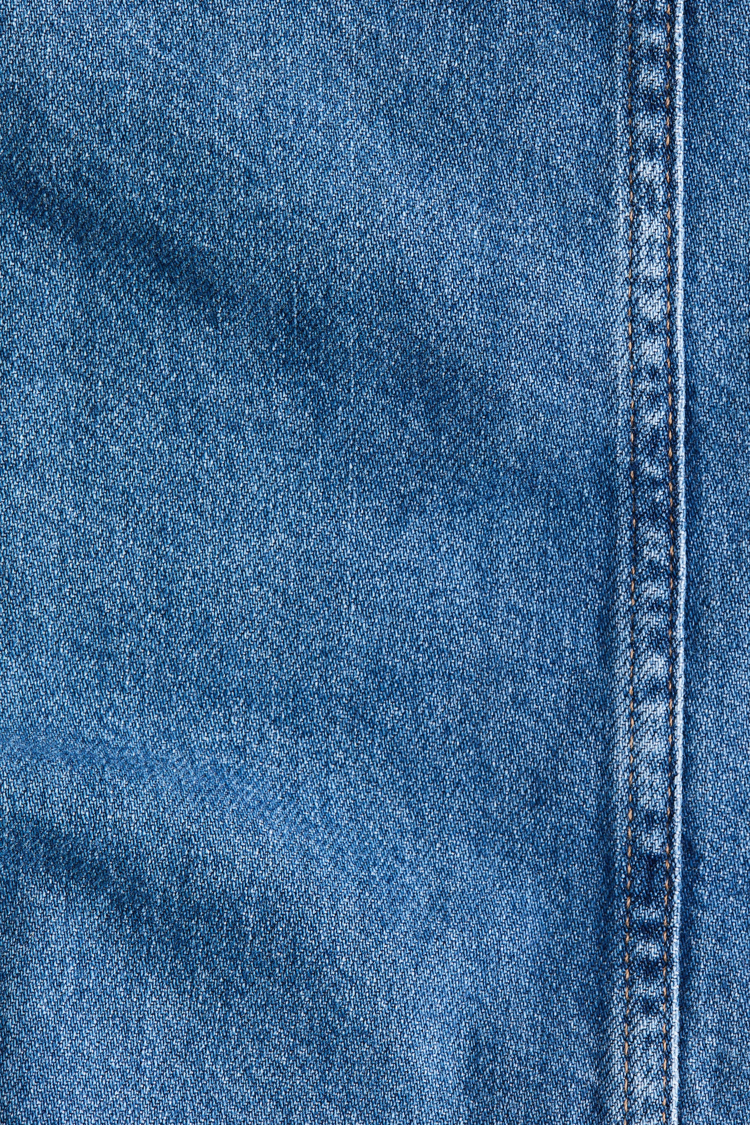 Denim Skort - Denim blue/White/Black - 2