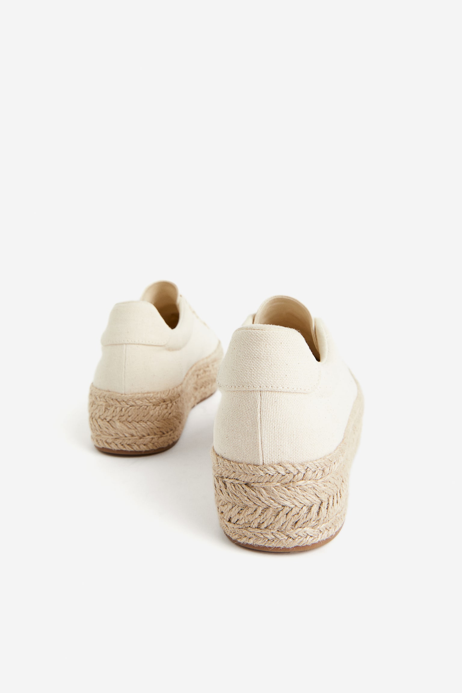 Espadrille Sneakers - Light beige/White - 2