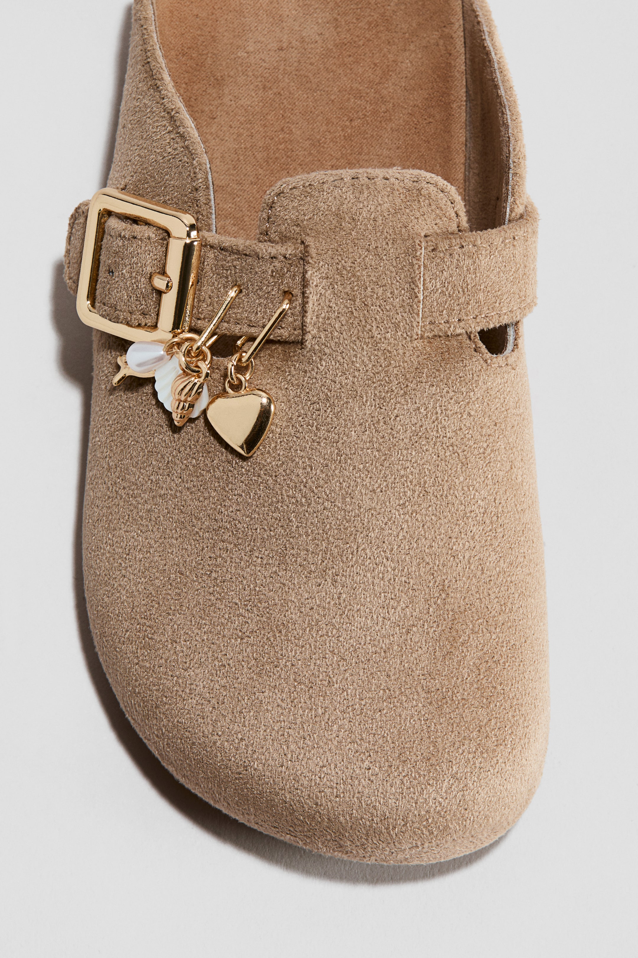 Charm-Detail Footbed Mules