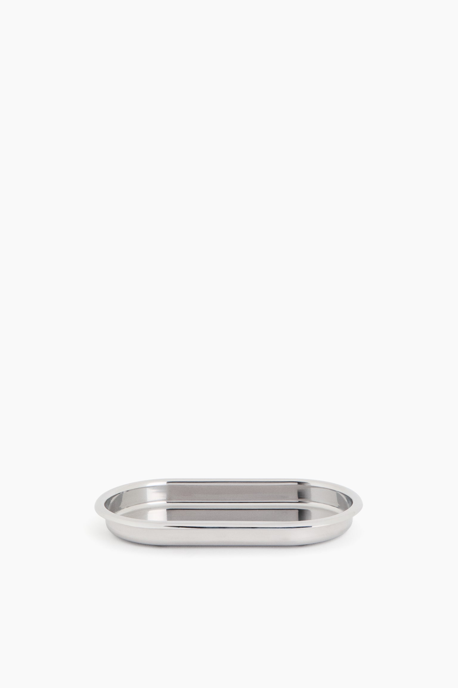 Small stainless steel tray - Silver-coloured - 1