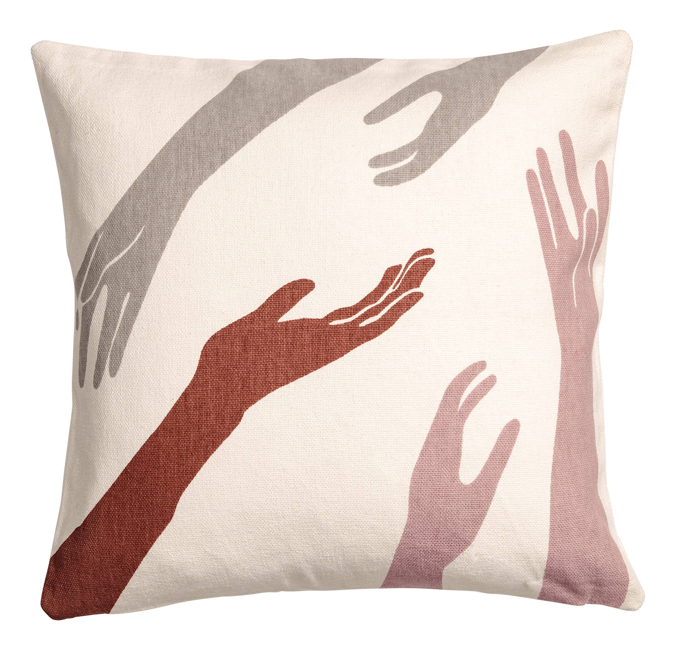 Grösseres Bild ansehen: Kissenhülle mit Motiv - Naturweiss/Multifarbig - HOME | H&M CH 1