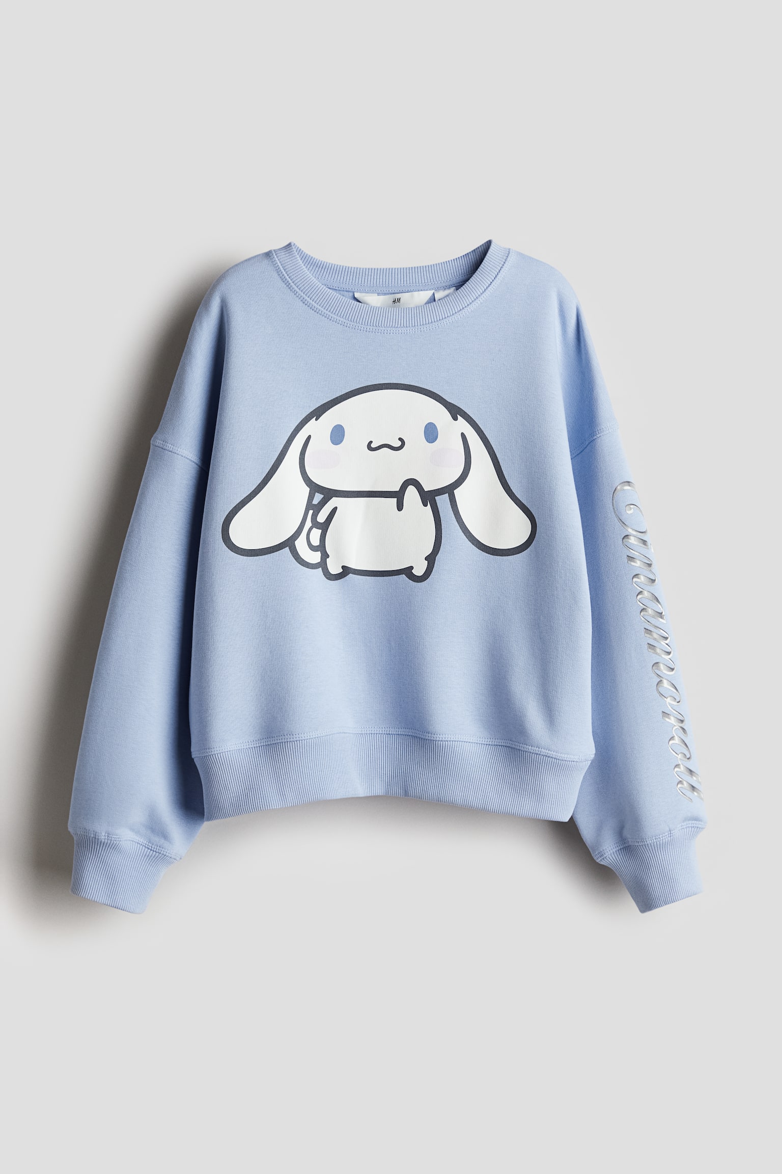 Print-motif sweatshirt - Light blue/Cinnamoroll - 1