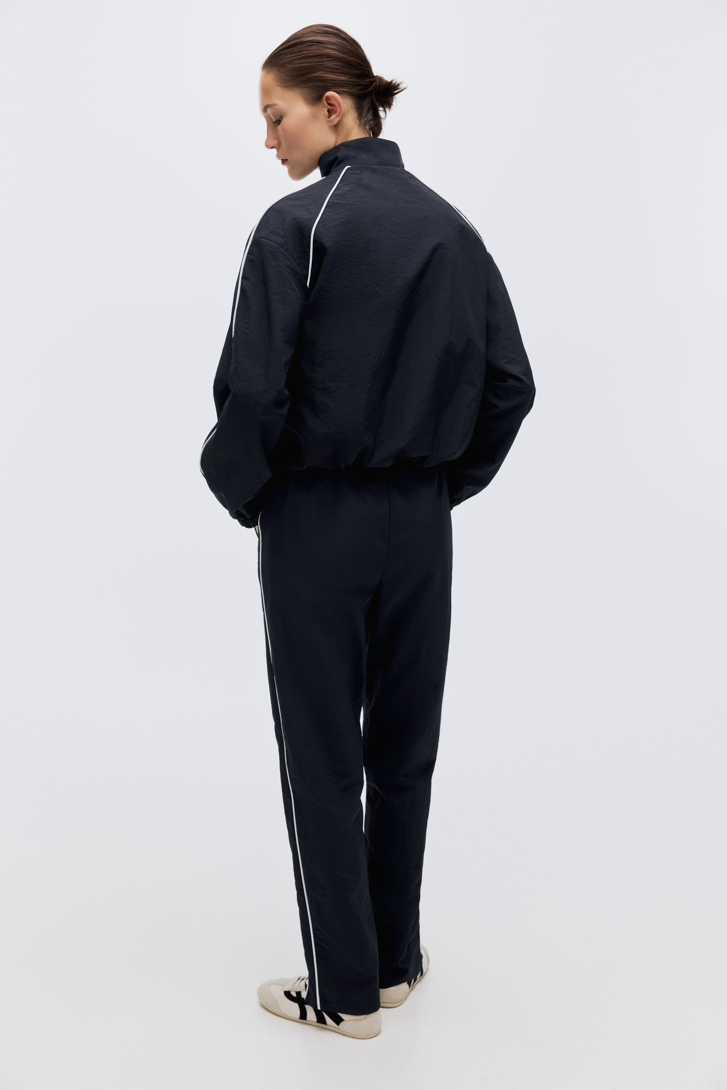 Αθλητικό παντελόνι σε γραμμή που στενεύει - Ναυτικό μπλε