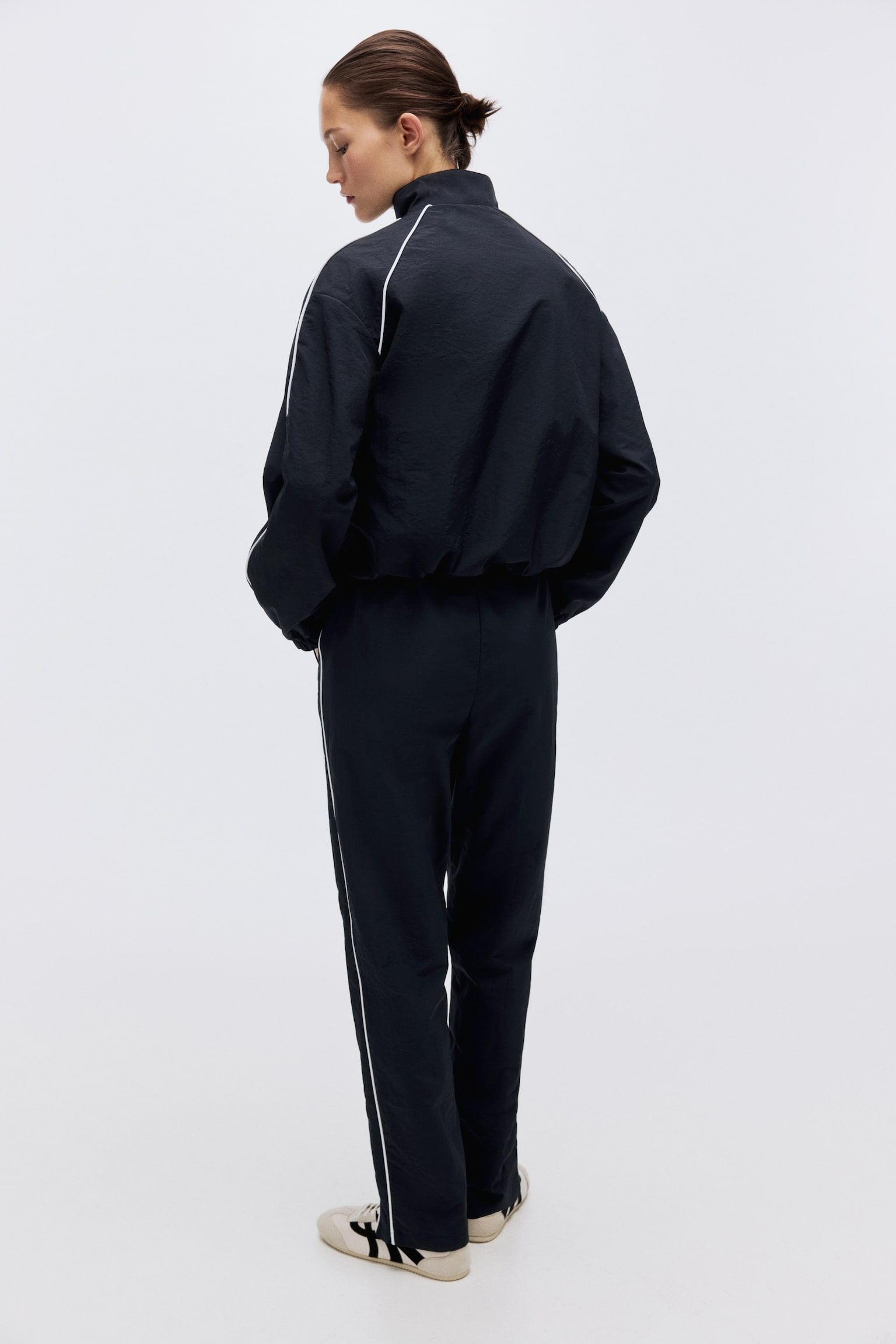 Tapered track pants - Bleu marine - 2