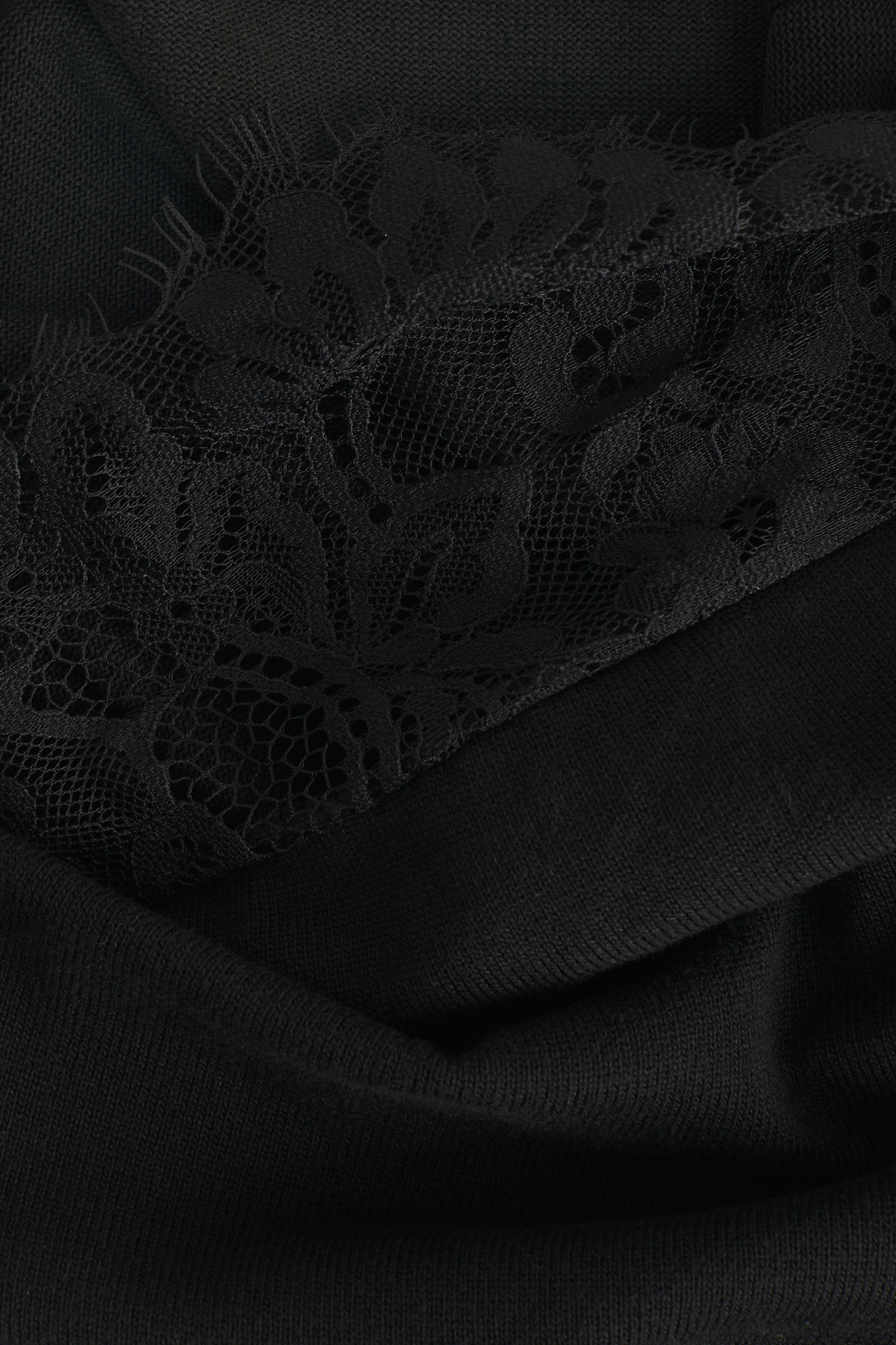 Lace-Trimmed Dress