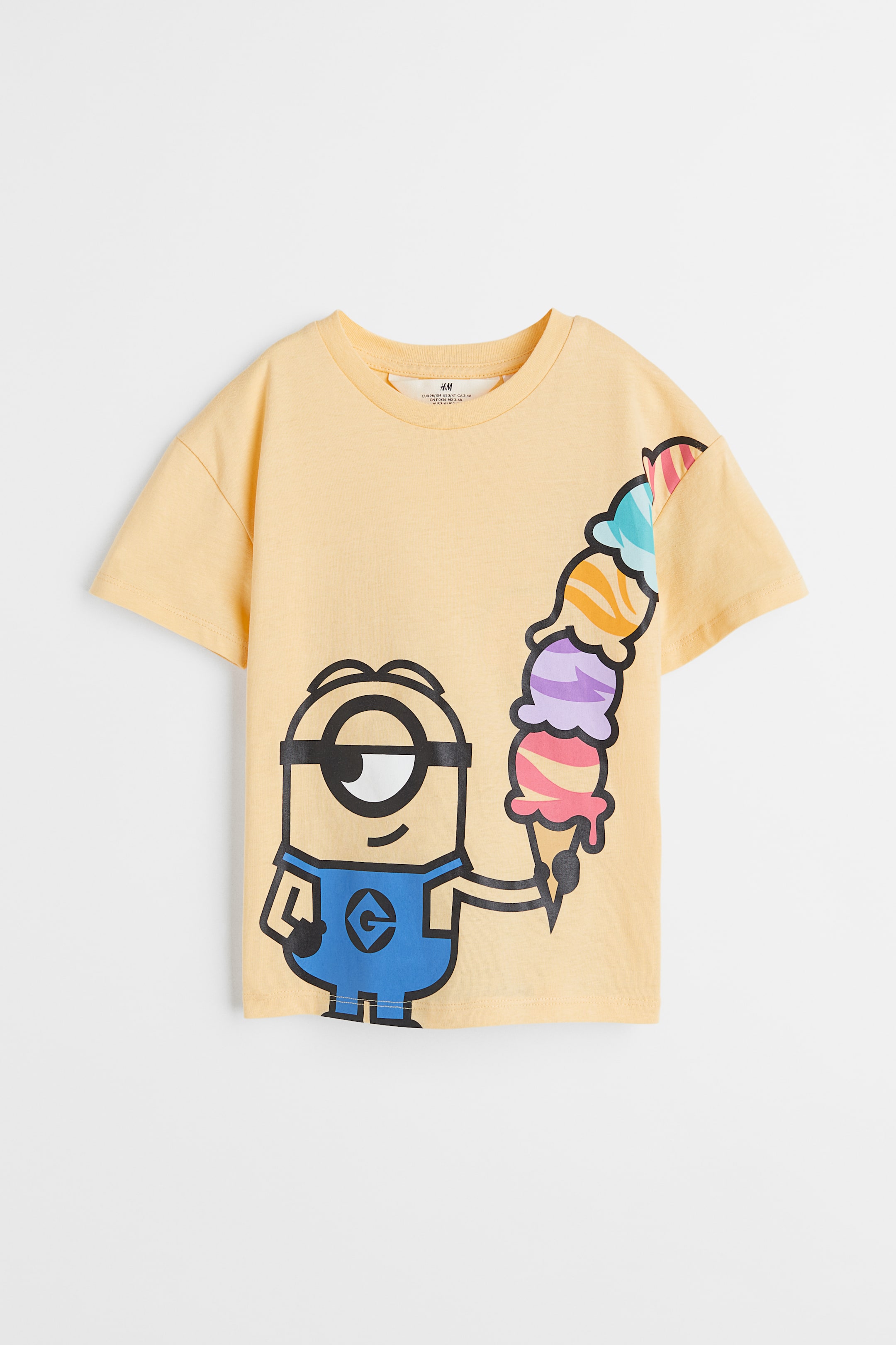 View larger image: Printed T-shirt - Light yellow/Minions - Kids | H&M 1