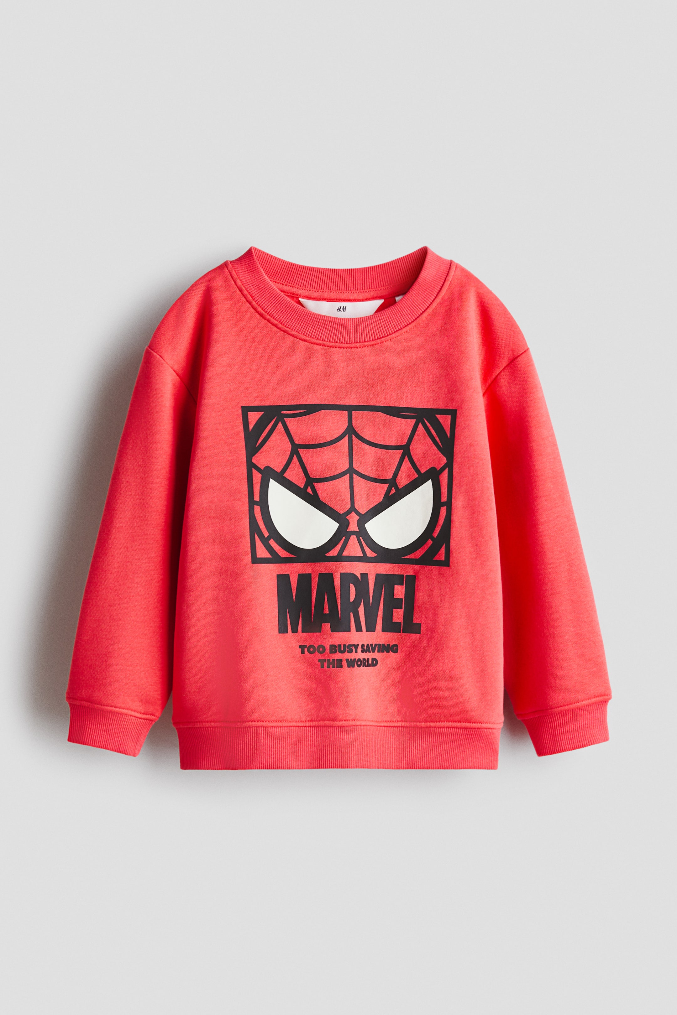 View larger image: Print-motif sweatshirt - Red/Marvel Comics - Kids | H&M IN 1
