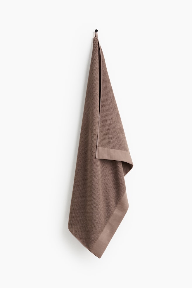 Cotton terry bath sheet - Mole/Dusty blue/Light beige/Dark brown/Dark green/Orange/Dark green/Sage green/White - 1