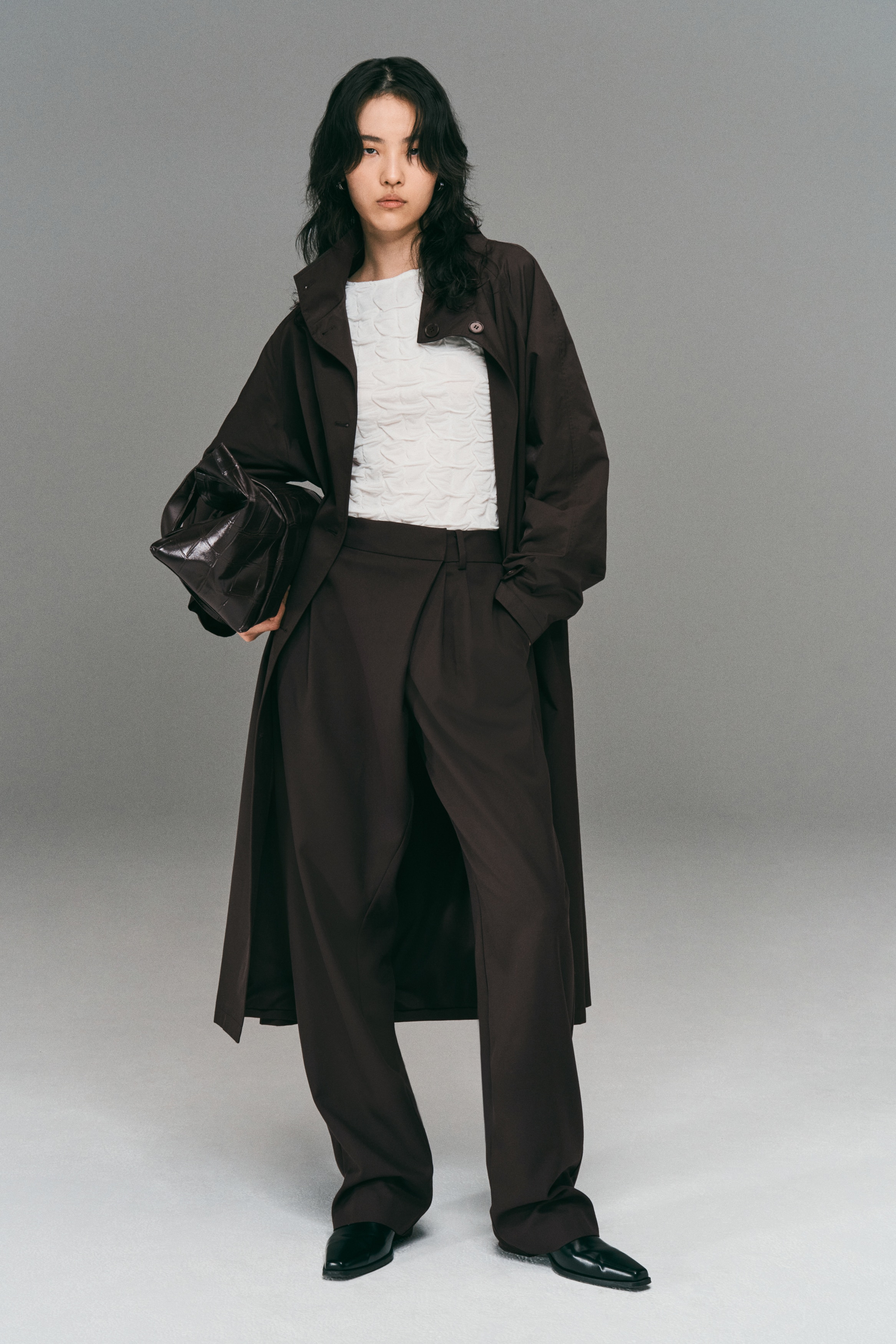 H & M - ラップディテール テーラードパンツ - ブラウン H & M - ラップディテール テーラードパンツ - ブラウン