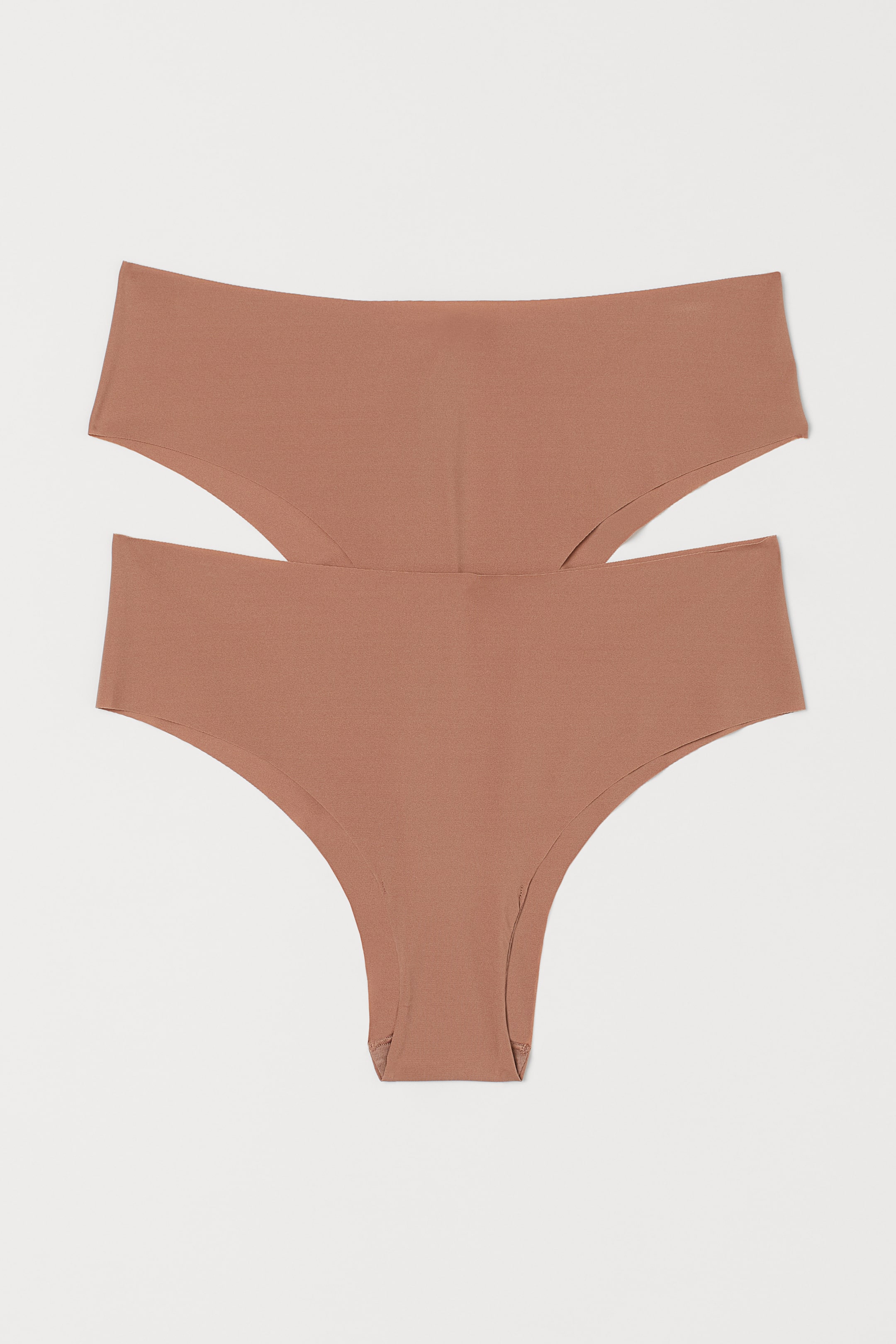 View larger image: 2-pack hipster briefs - Light brown - Ladies | H&M 1