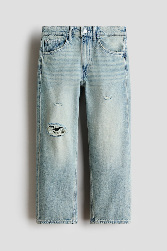 Loose Fit Jeans - Light denim blue/Denim blue/Denim black/Light gray/Light denim blue/Light denim blue - 1