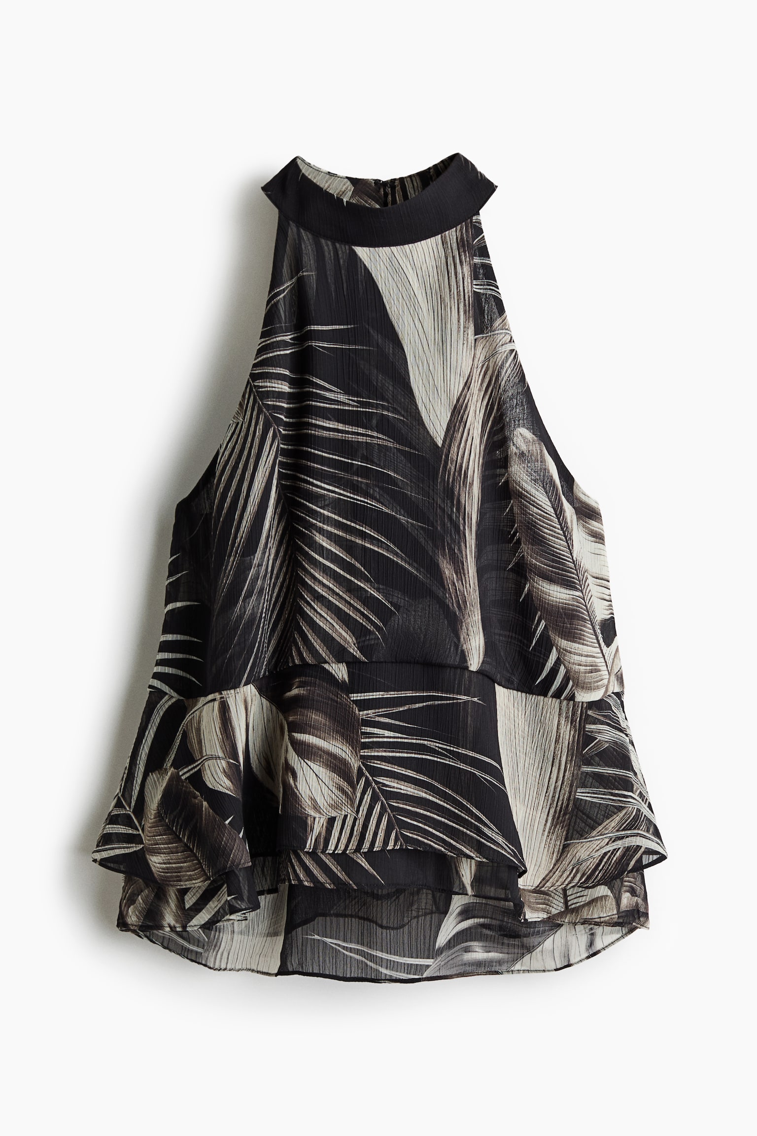 Halterneck top - Negro/Diseño - 1