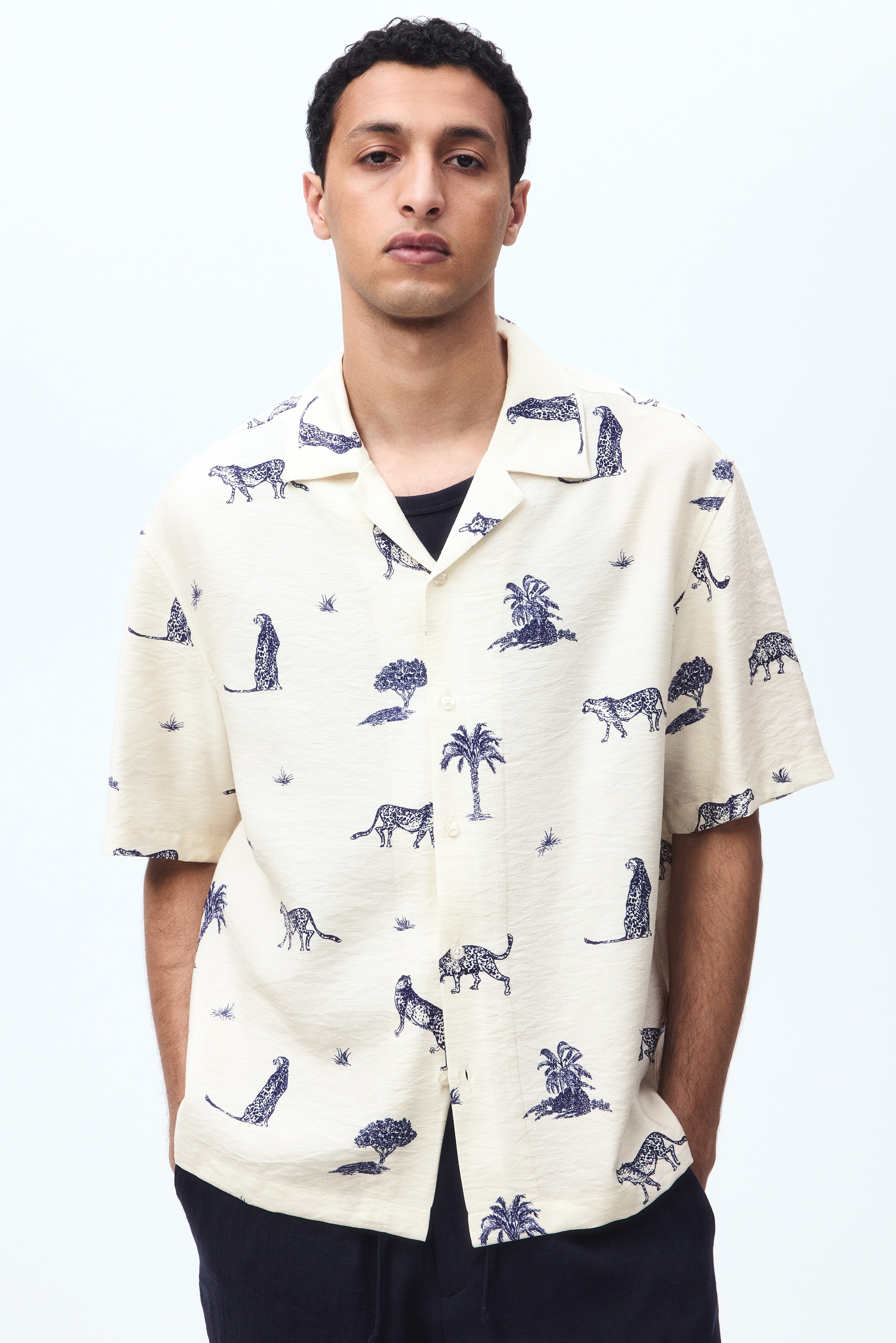 Relaxed-Fit Printed Resort Shirt from H&M - $33.99
