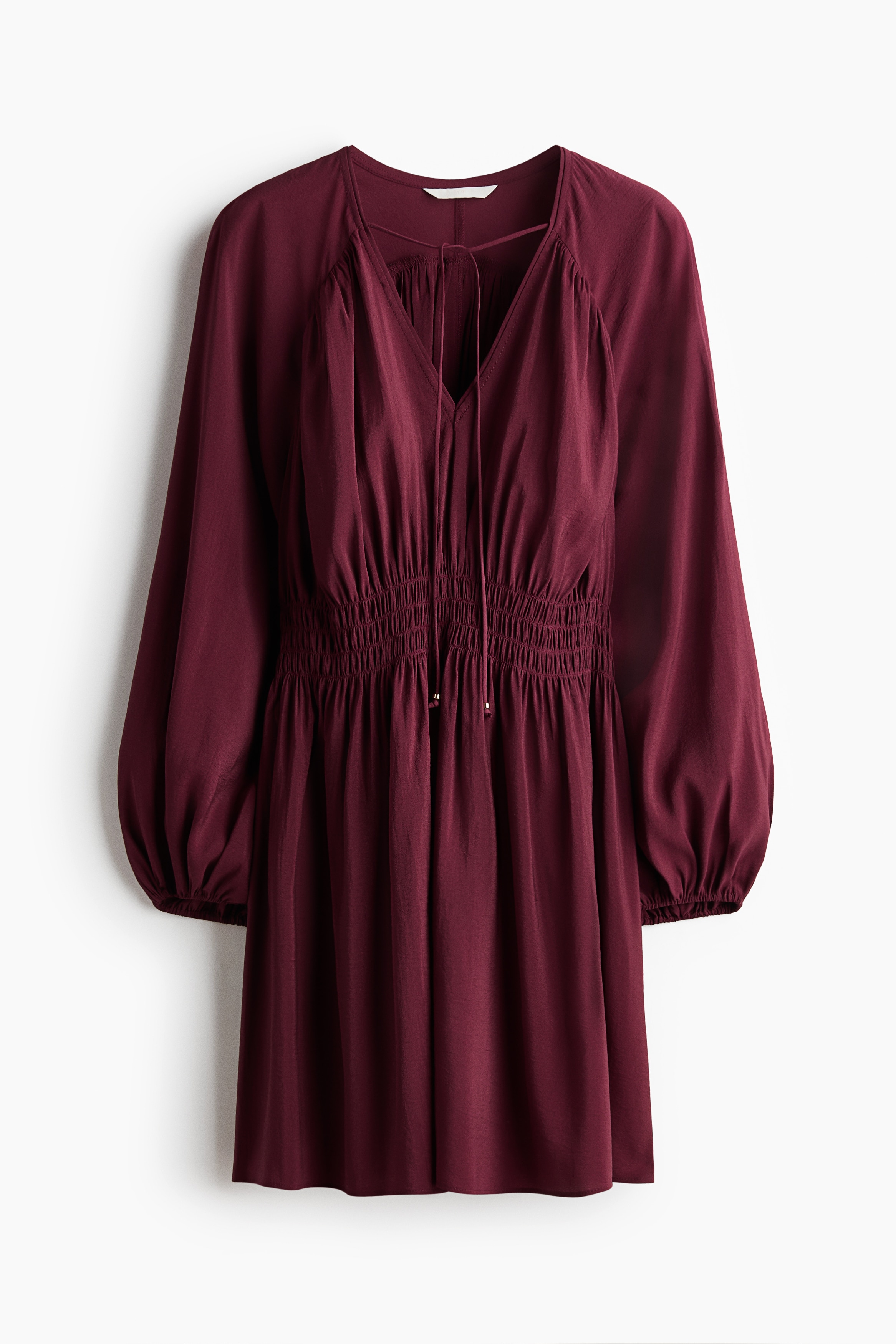 Vestido túnica oversized - Rojo oscuro/Rosa claro/Diseño paisley/Verde caqui