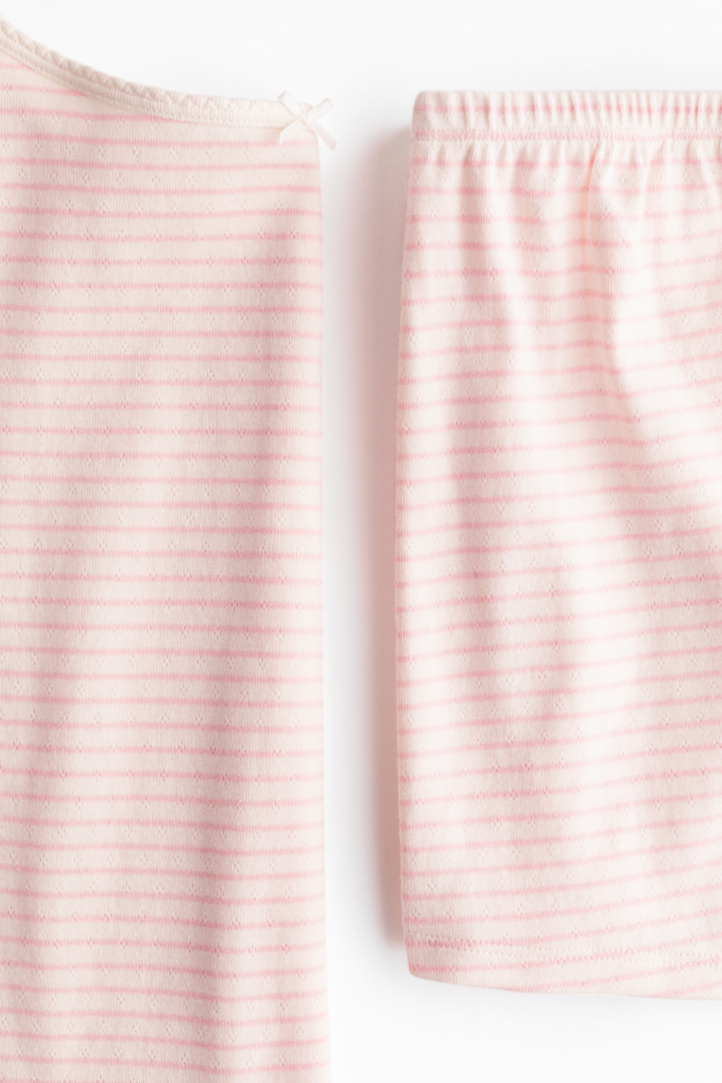 Cotton pointelle pyjamas