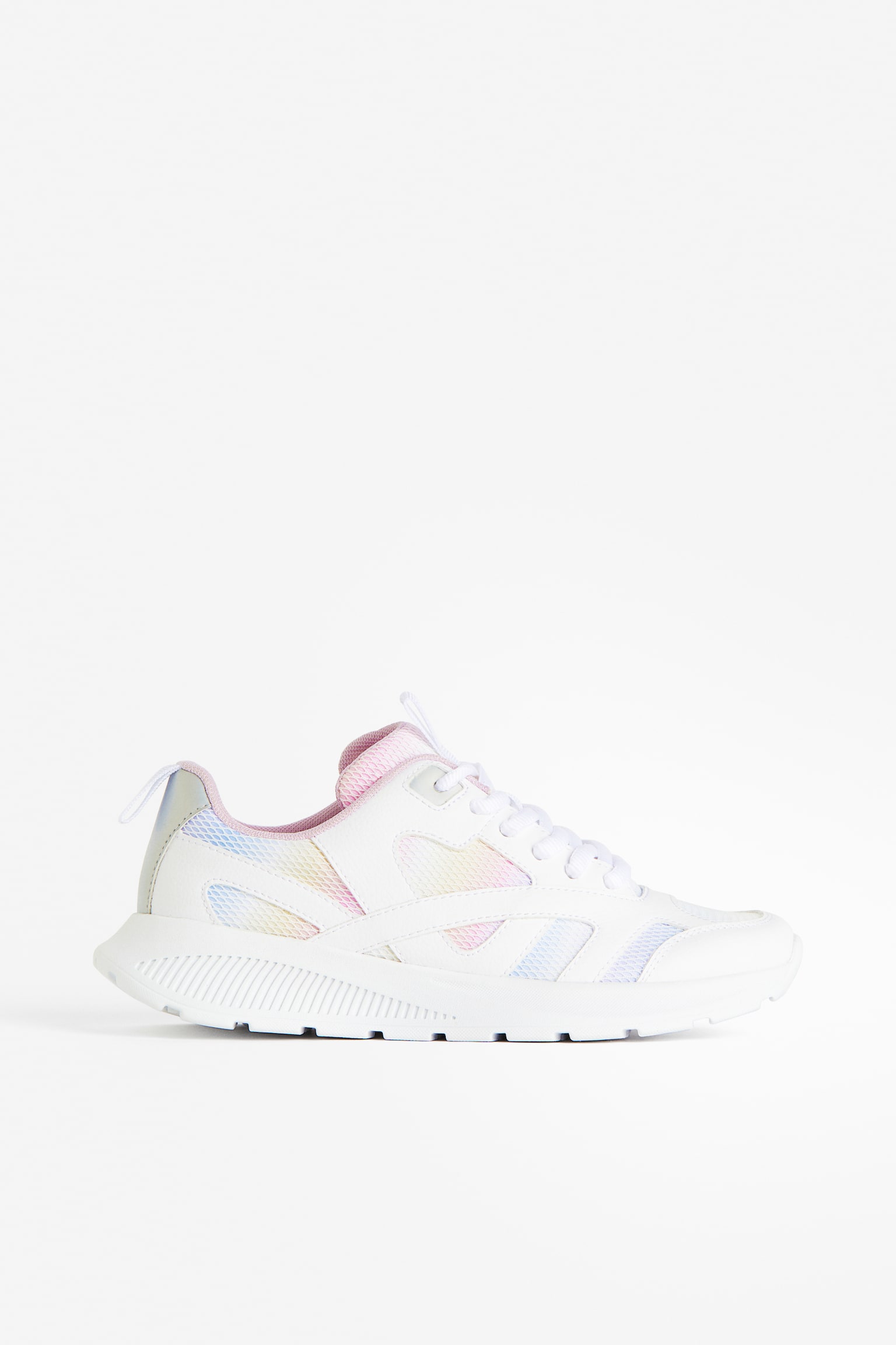 Lightweight-sole trainers - White/Light pink/White - 2