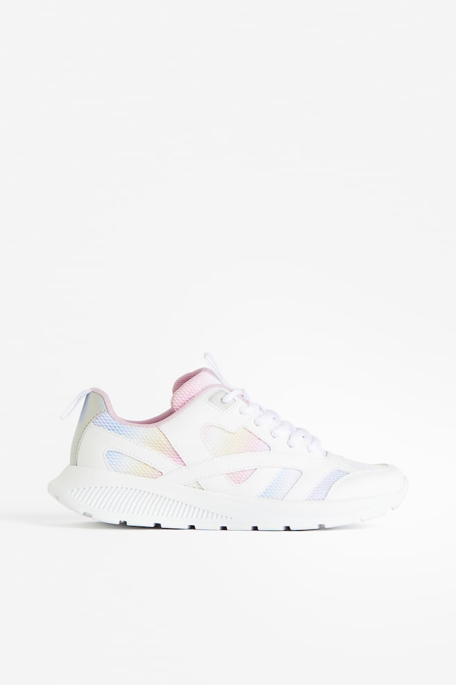 Lightweight-sole trainers - White/Light pink/White - 2