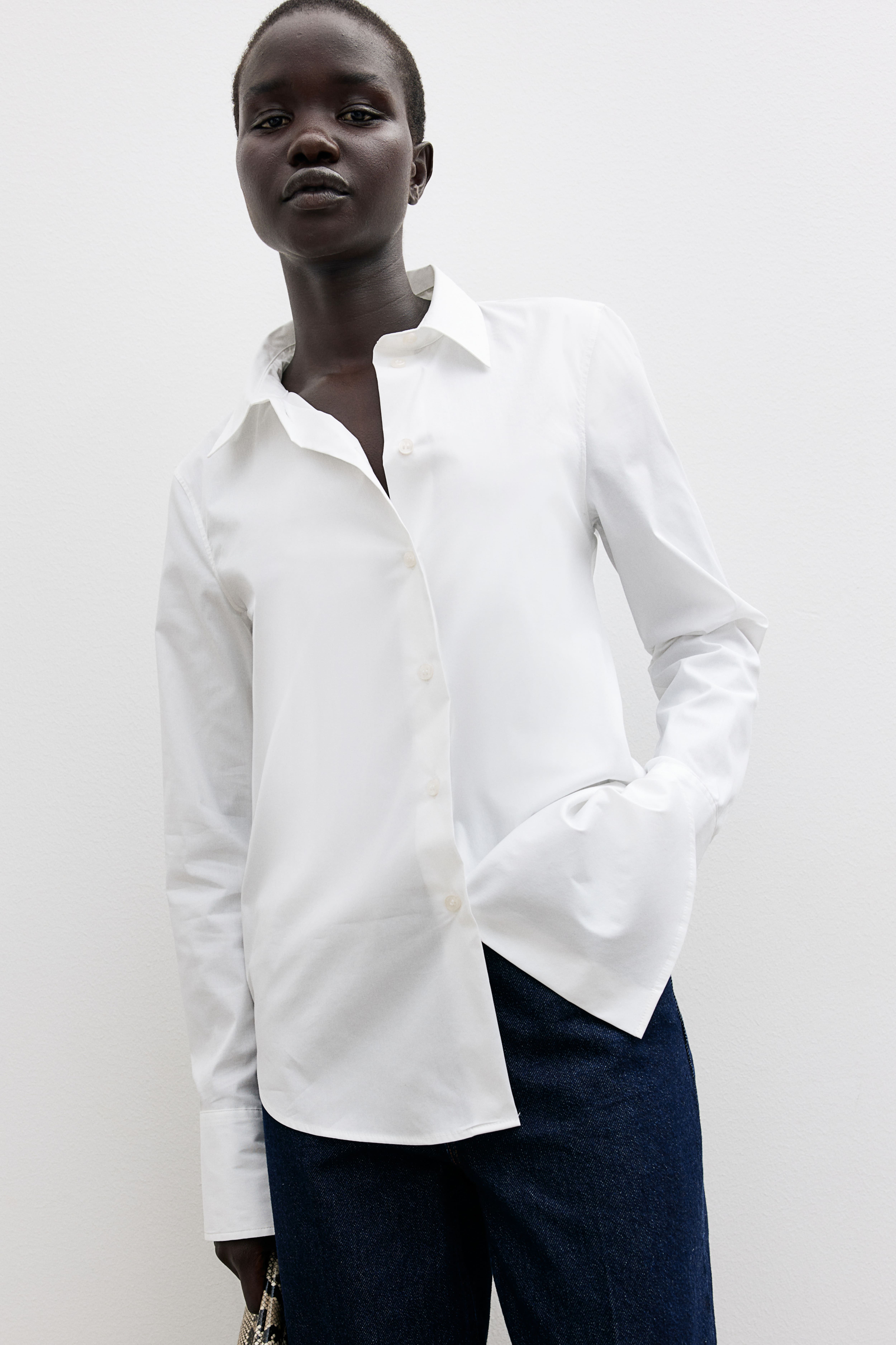 Women's Work Shirts & Blouses | Cotton & Linen | H&M US