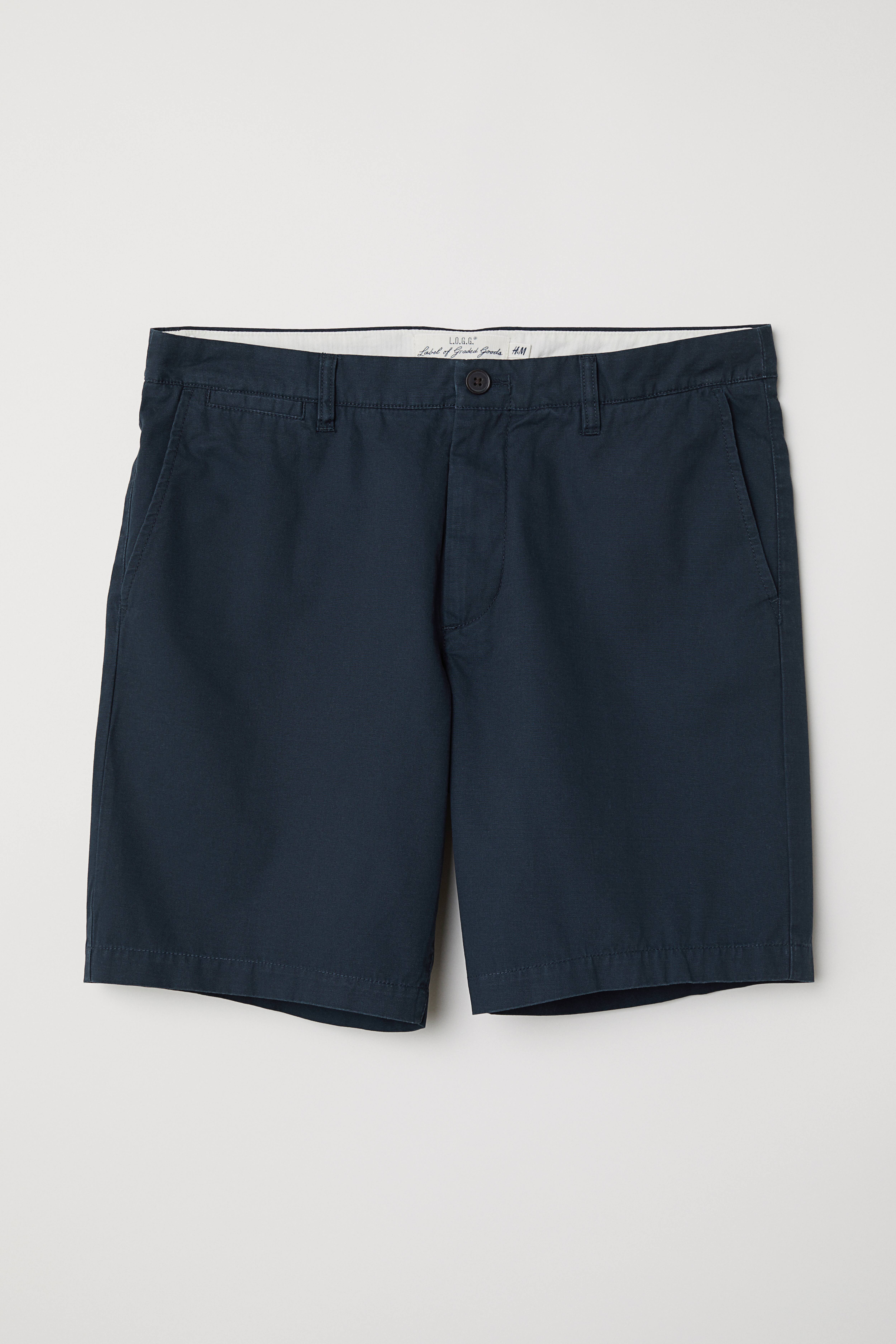 Short chino fashion bleu