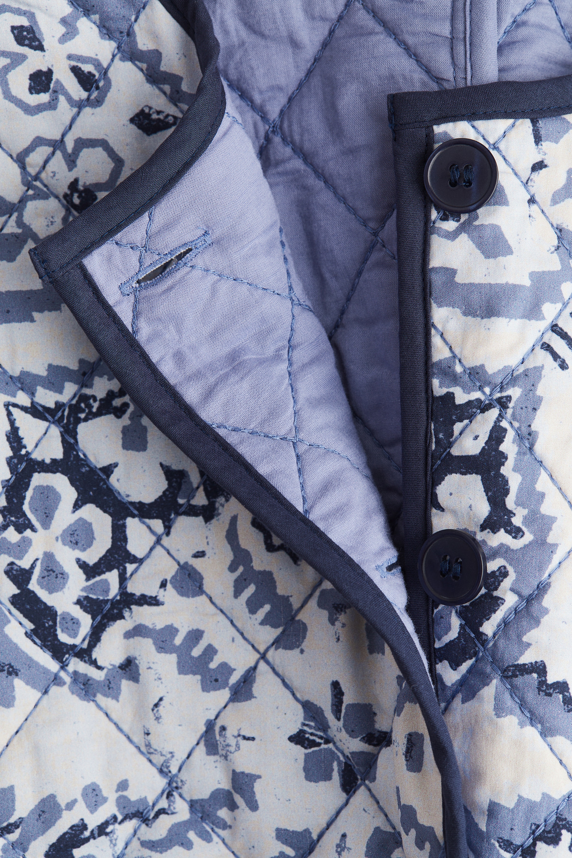 Quilted poplin jacket