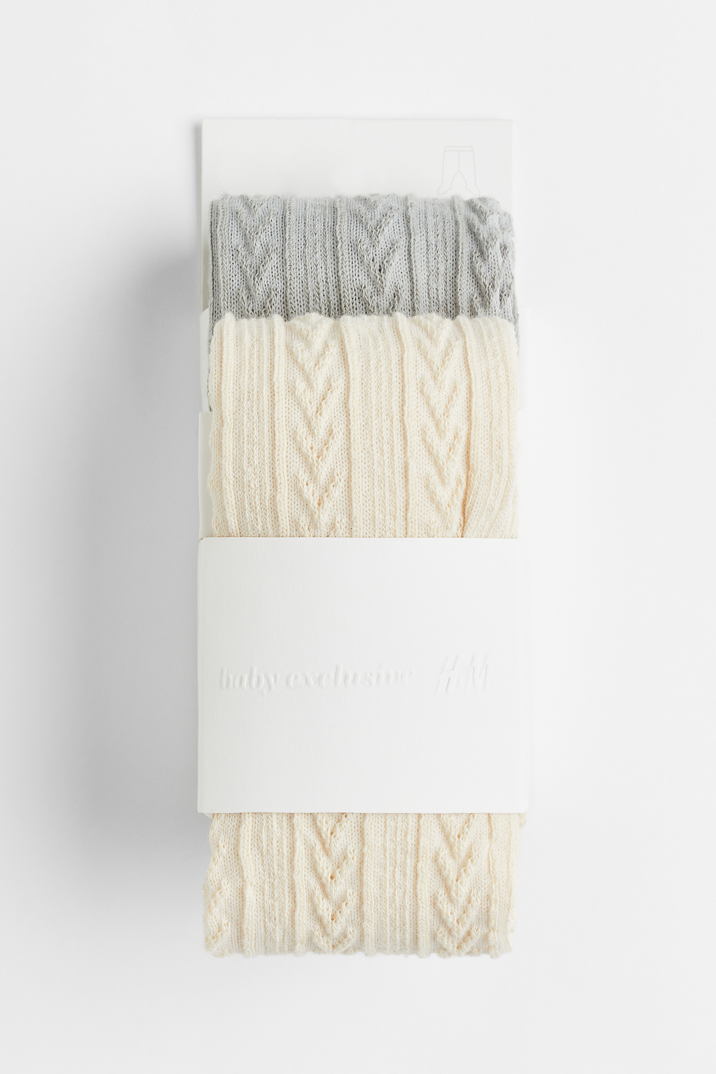 h&m cable knit tights