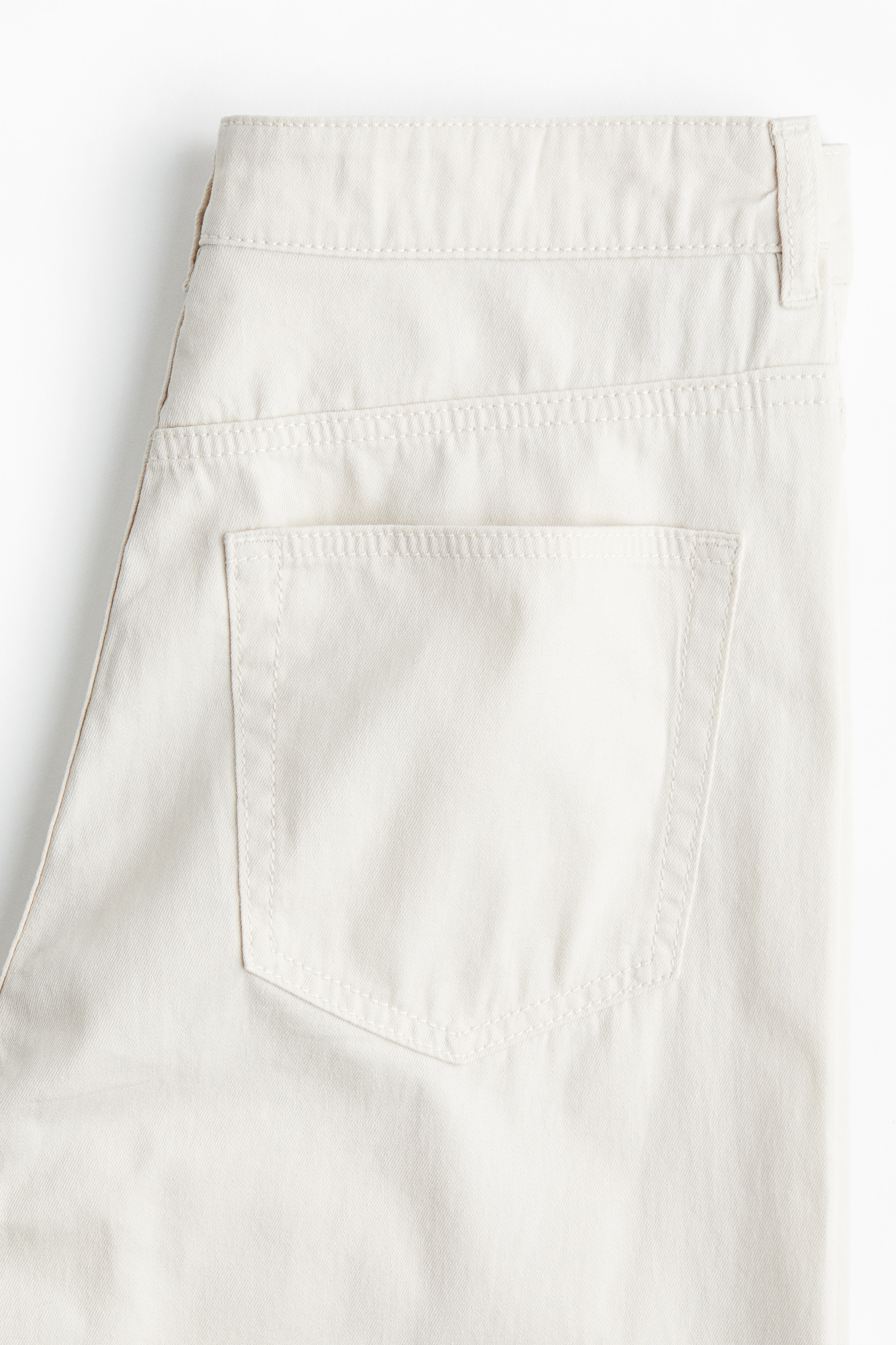 Wide High Cropped Jeans