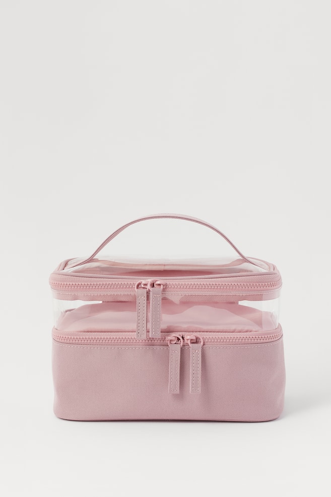 Wash bag - Transparent/Powder pink/Transparent/Transparent/Pink/Transparent/Black